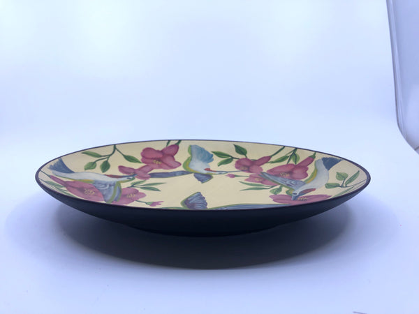 YELLOW HUMMING BIRD PLATE.