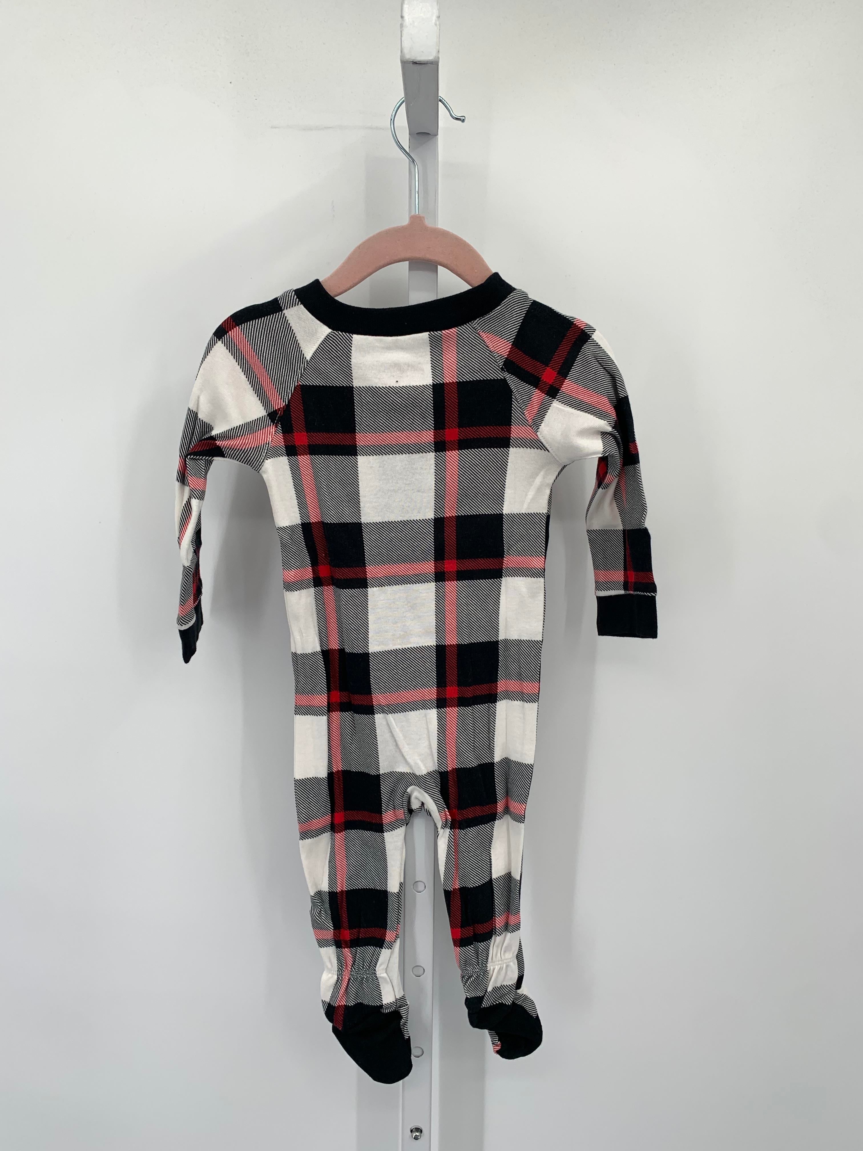 NFP RED PLAID ZIP KNIT.