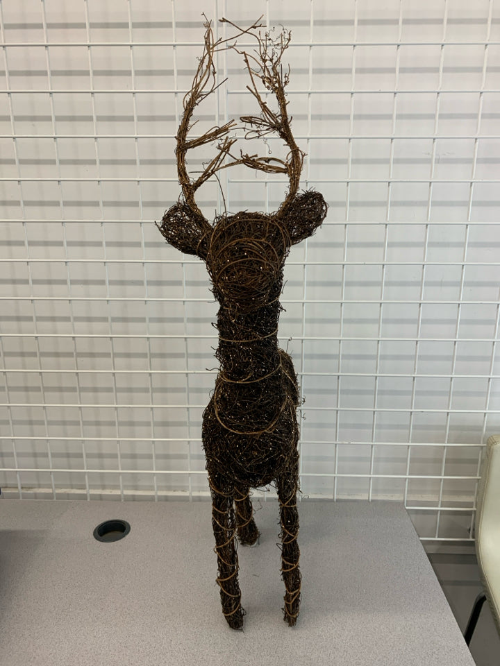 REINDEER TWIG STATUE.