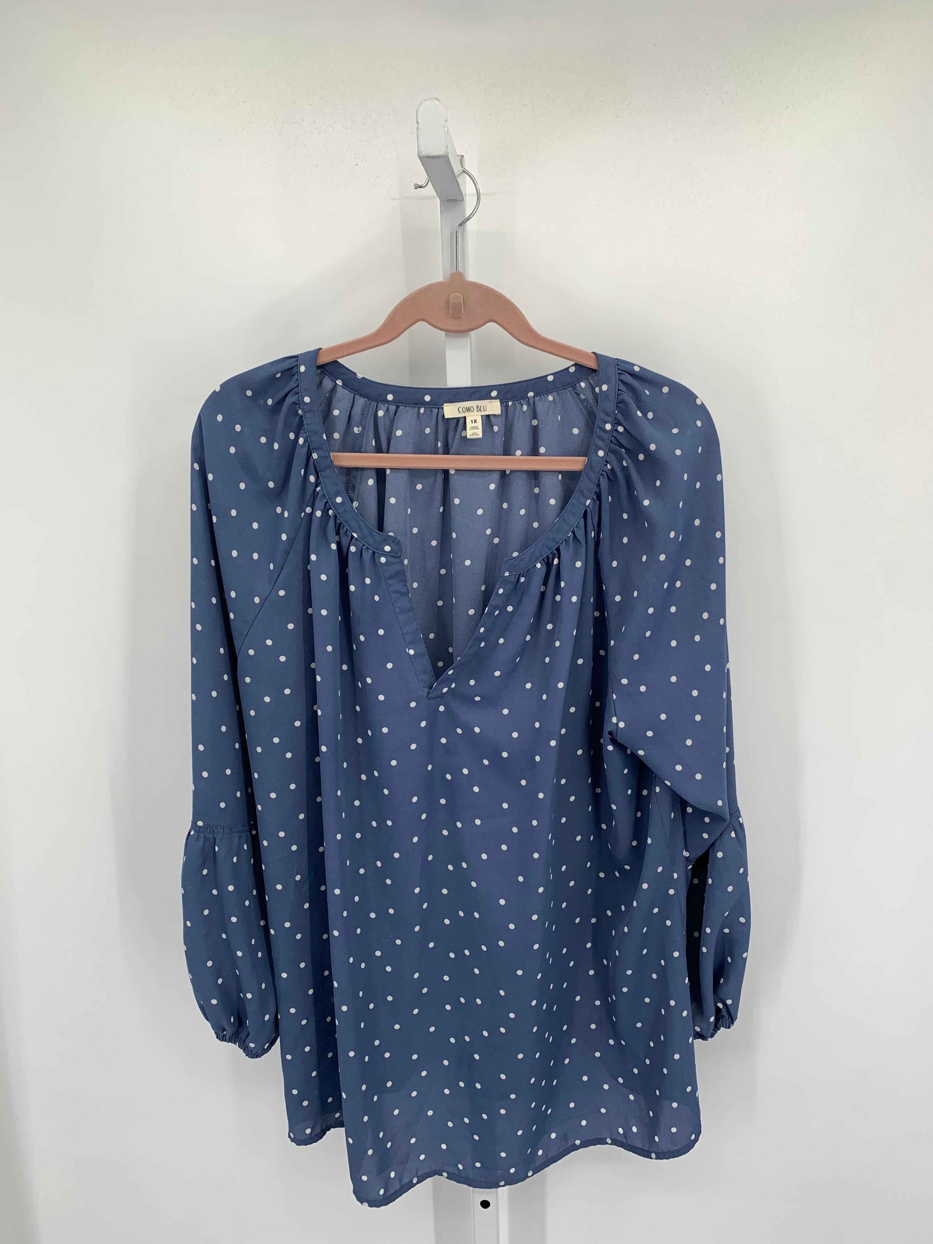 Size 1X Womens Long Sleeve Shirt