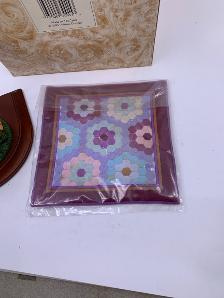 WOMAN IN GARDEN- AMISH HERITAGE COLLECTION.