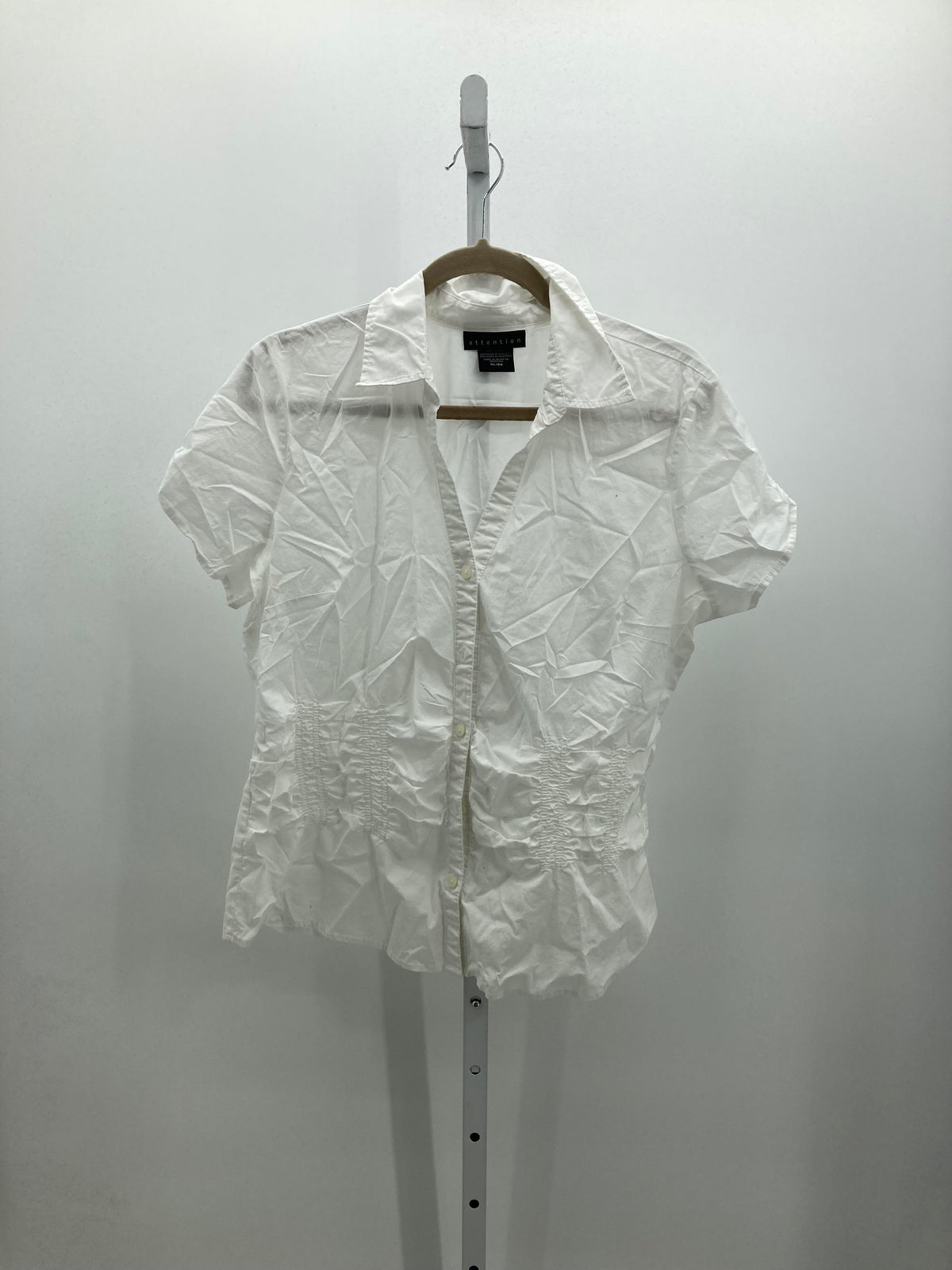 Attention Size Extra Large Misses Short Sleeve Shirt