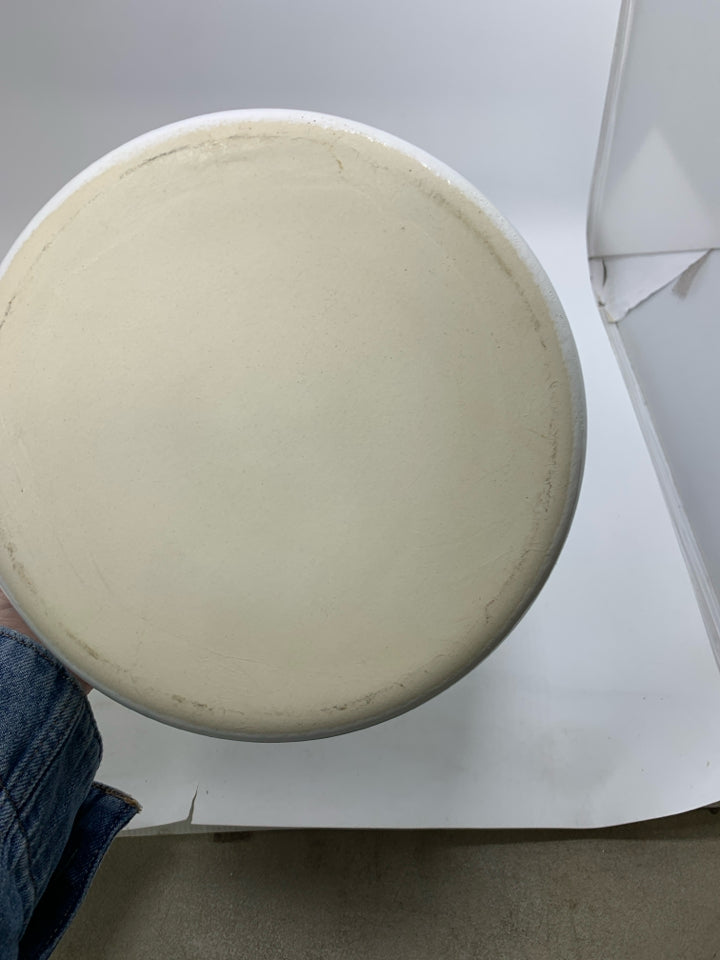 LARGE WHITE SERVING BOWL.