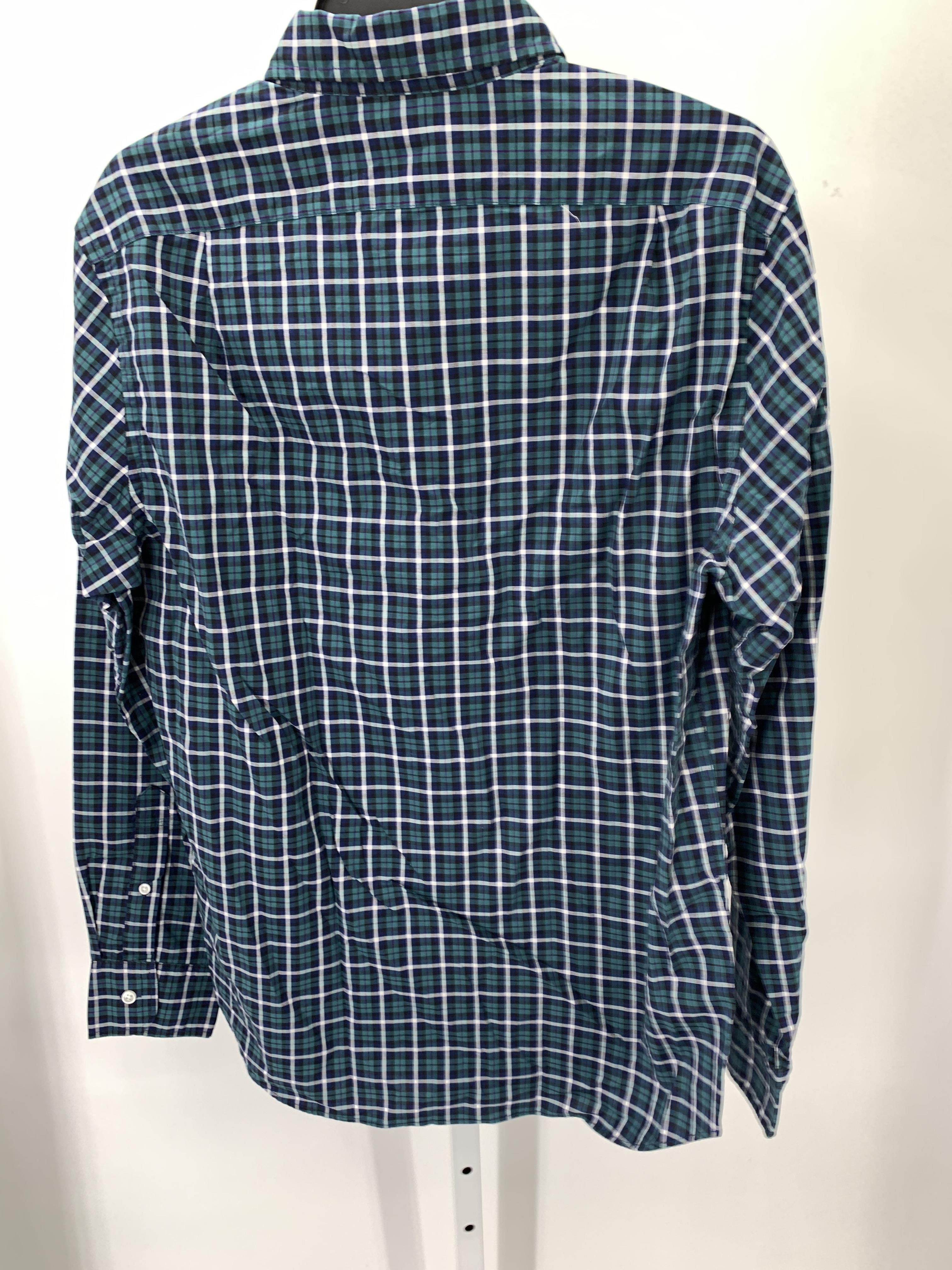 PLAID BTN DOWN