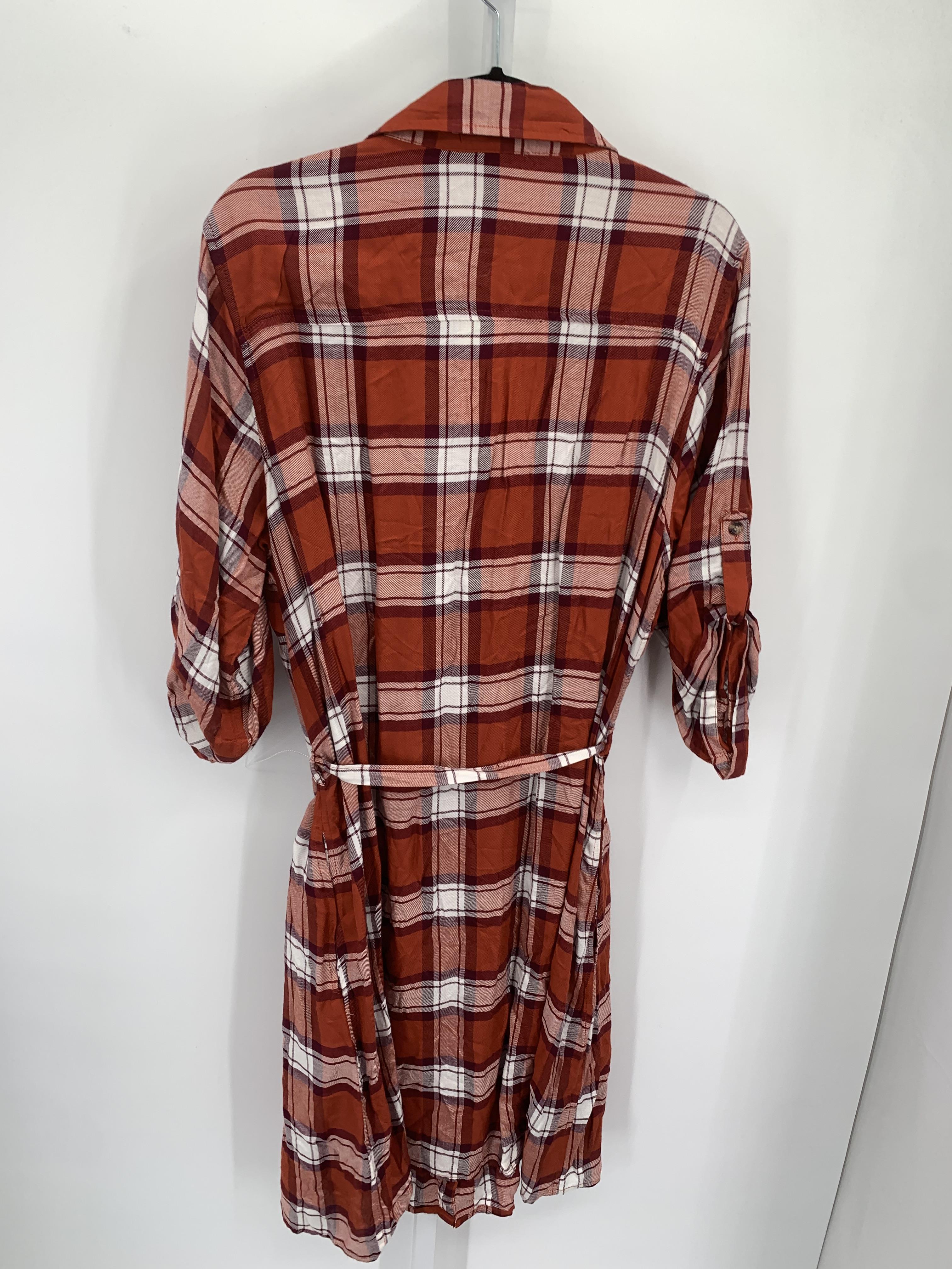 Size 1X Womens Long Sleeve Dress