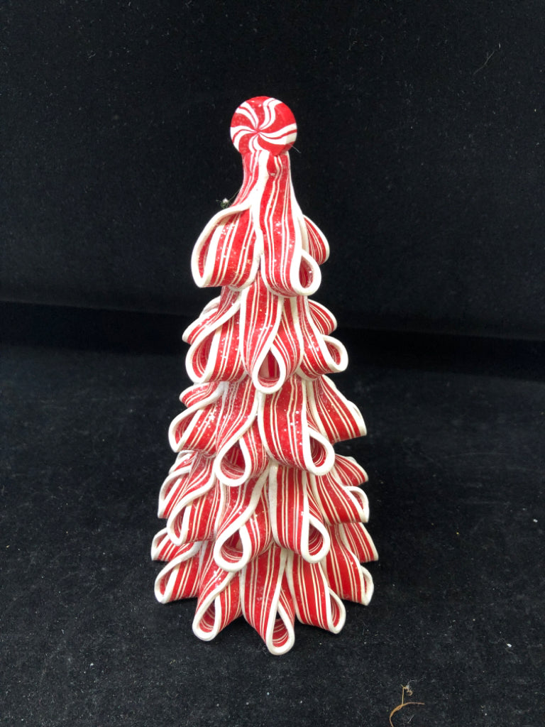 RIBBON CHRISTMAS TREE CANDY CANE.