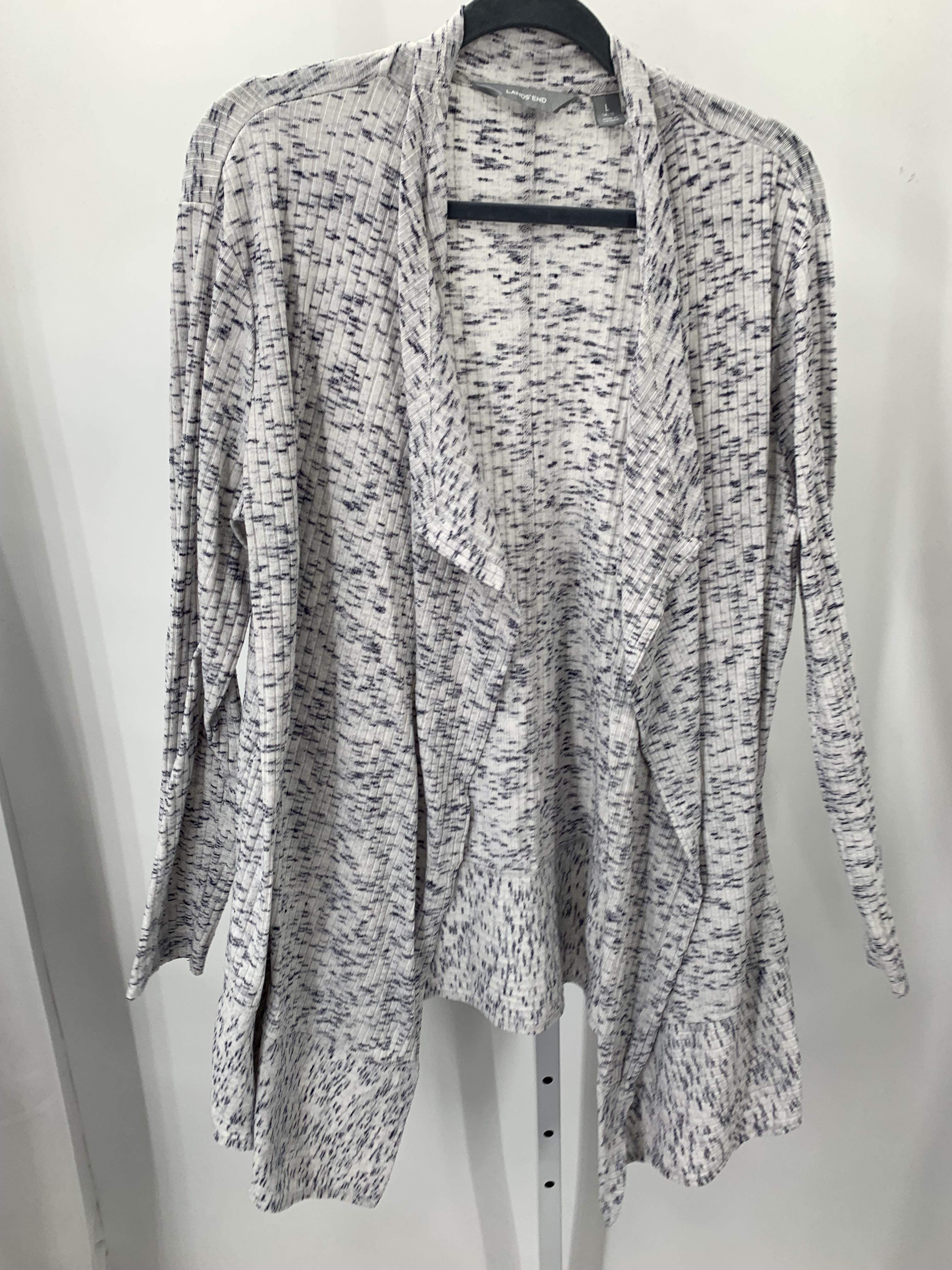Lands End Size Large Misses Cardigan