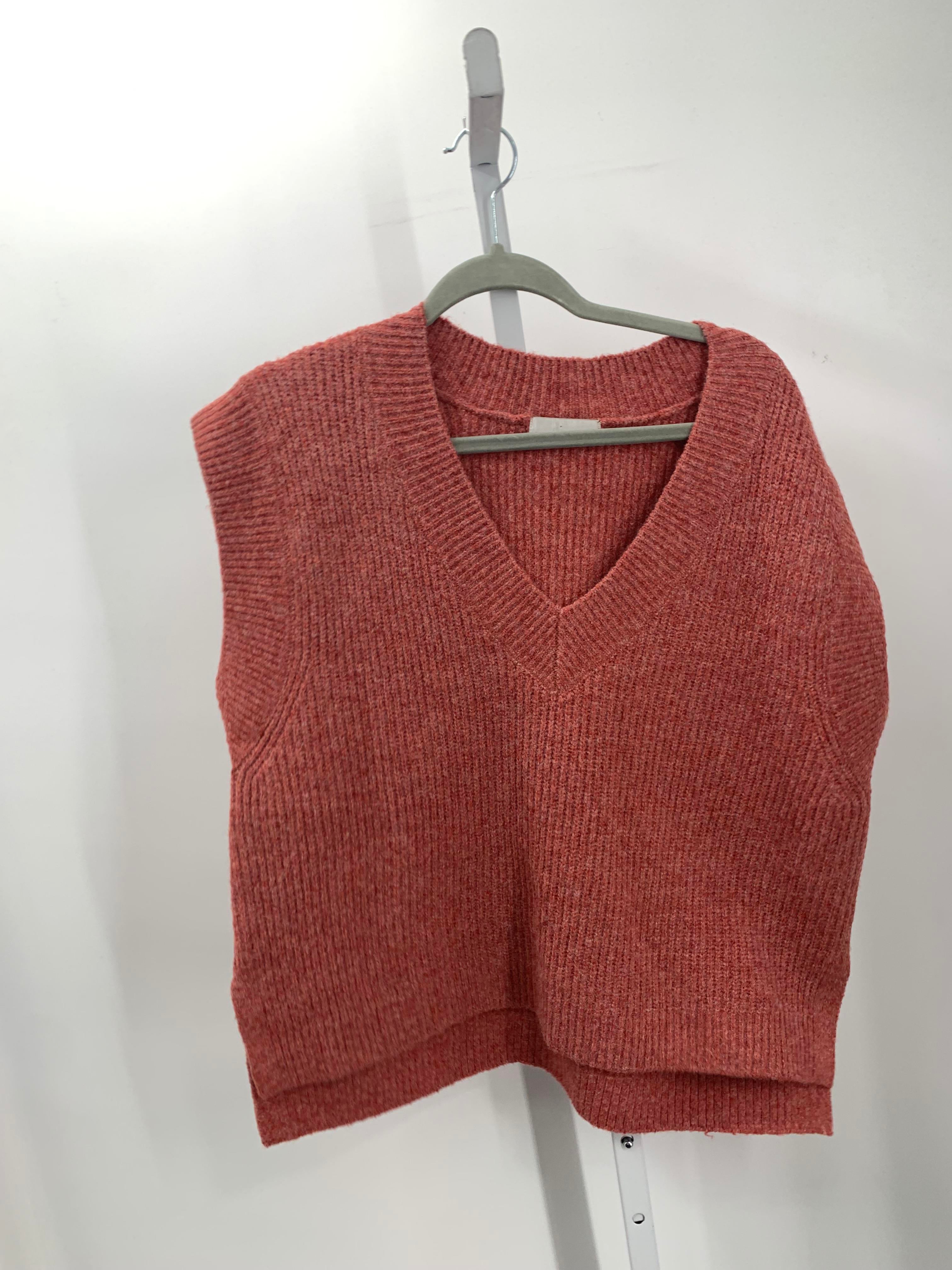Zenana Size Large Misses Sleeveless Sweater