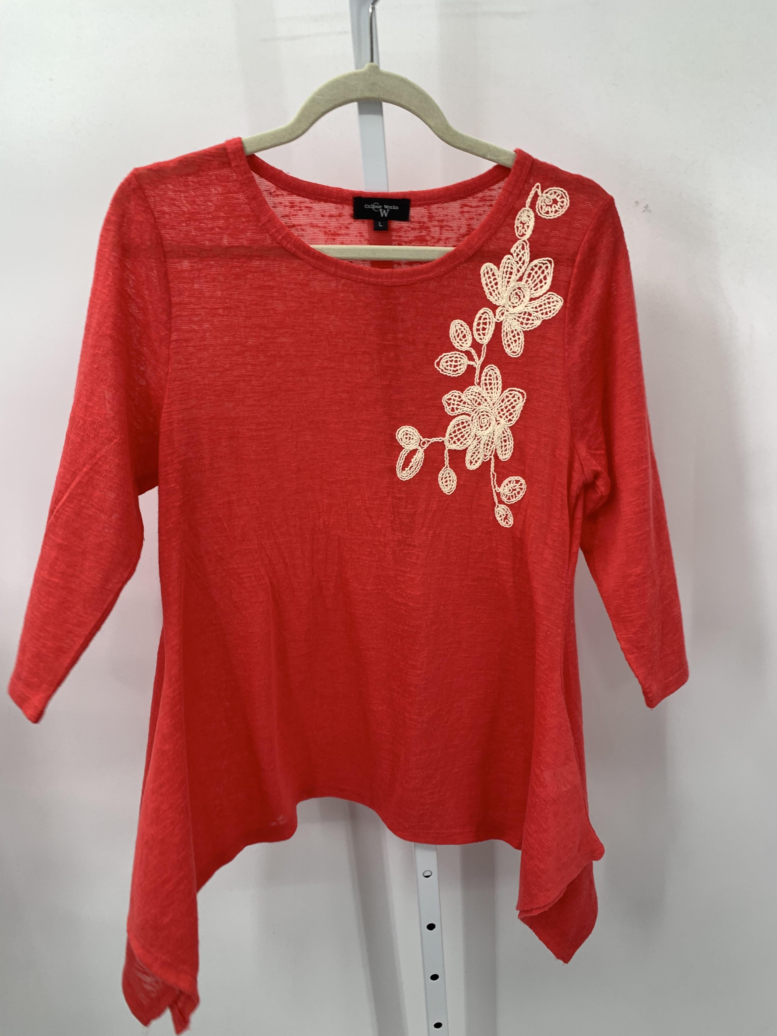 Size Large Misses 3/4 Sleeve Sweater