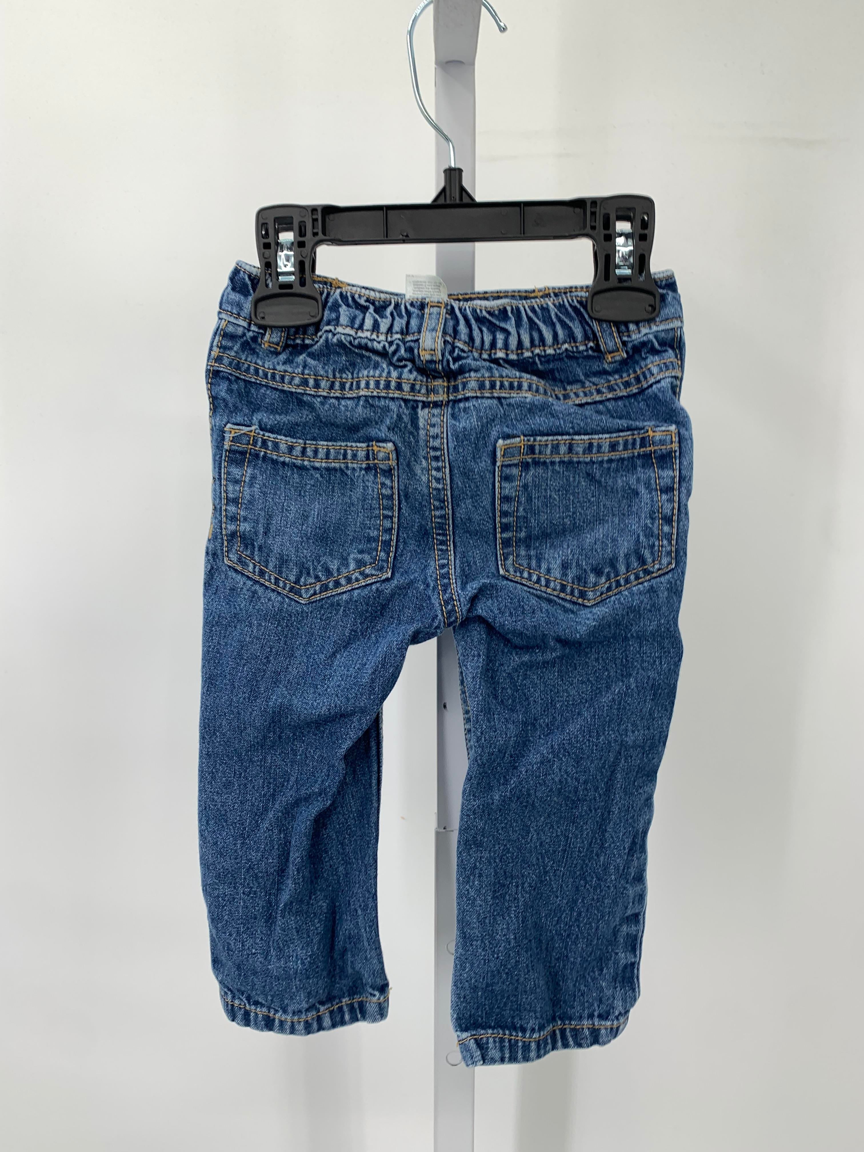 ELASTIC WAIST JEANS