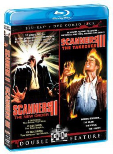 Scanners II: the New Order / Scanners III: the Takeover   - BLU-RAY -