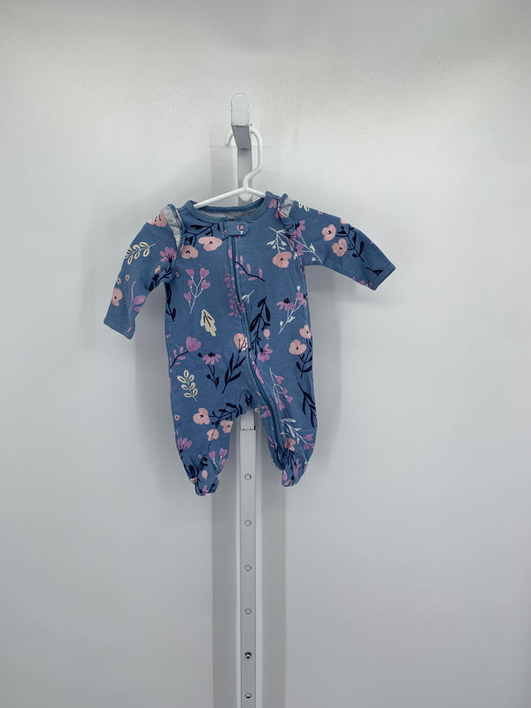 Carters Size 3 Months Girls Long Slv. Romper