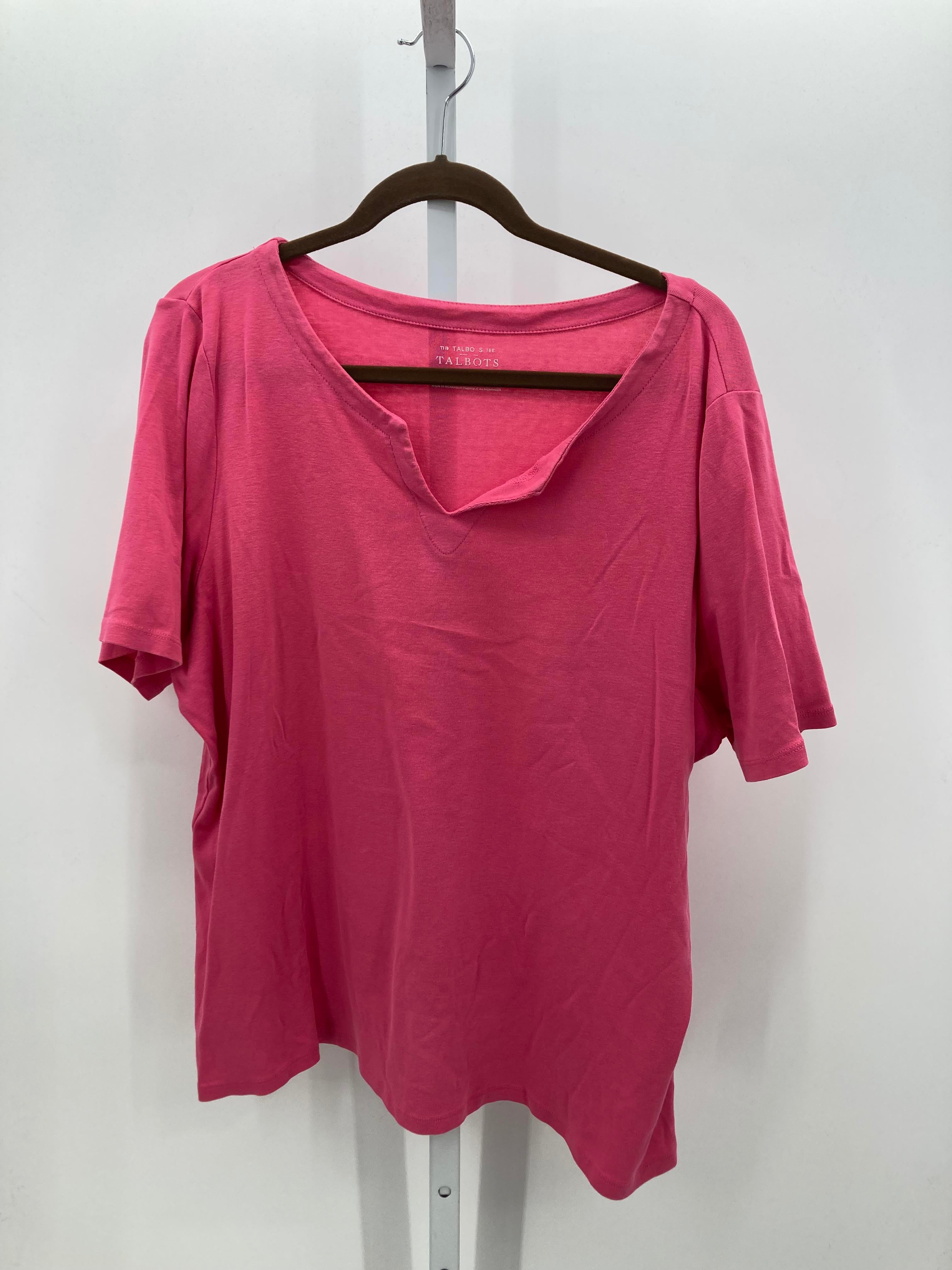 Talbots Size 2X Womens Short Sleeve Shirt