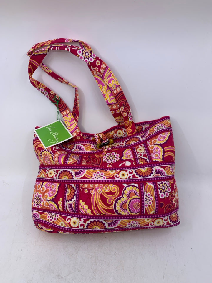 Vera Bradley Small Tic Tac Tote in Raspberry Fizz- New With Tags