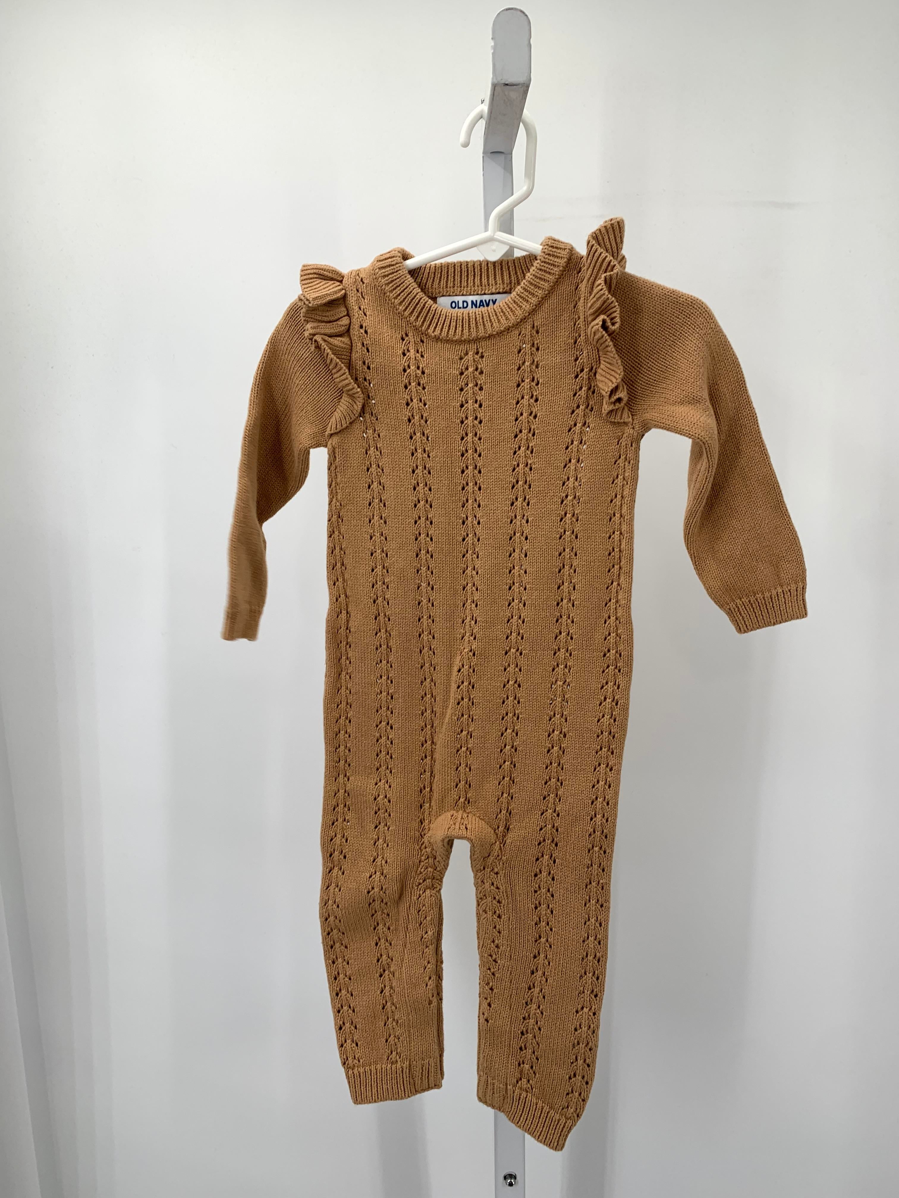 Old Navy Size 12-18 Months Girls Long Slv. Romper