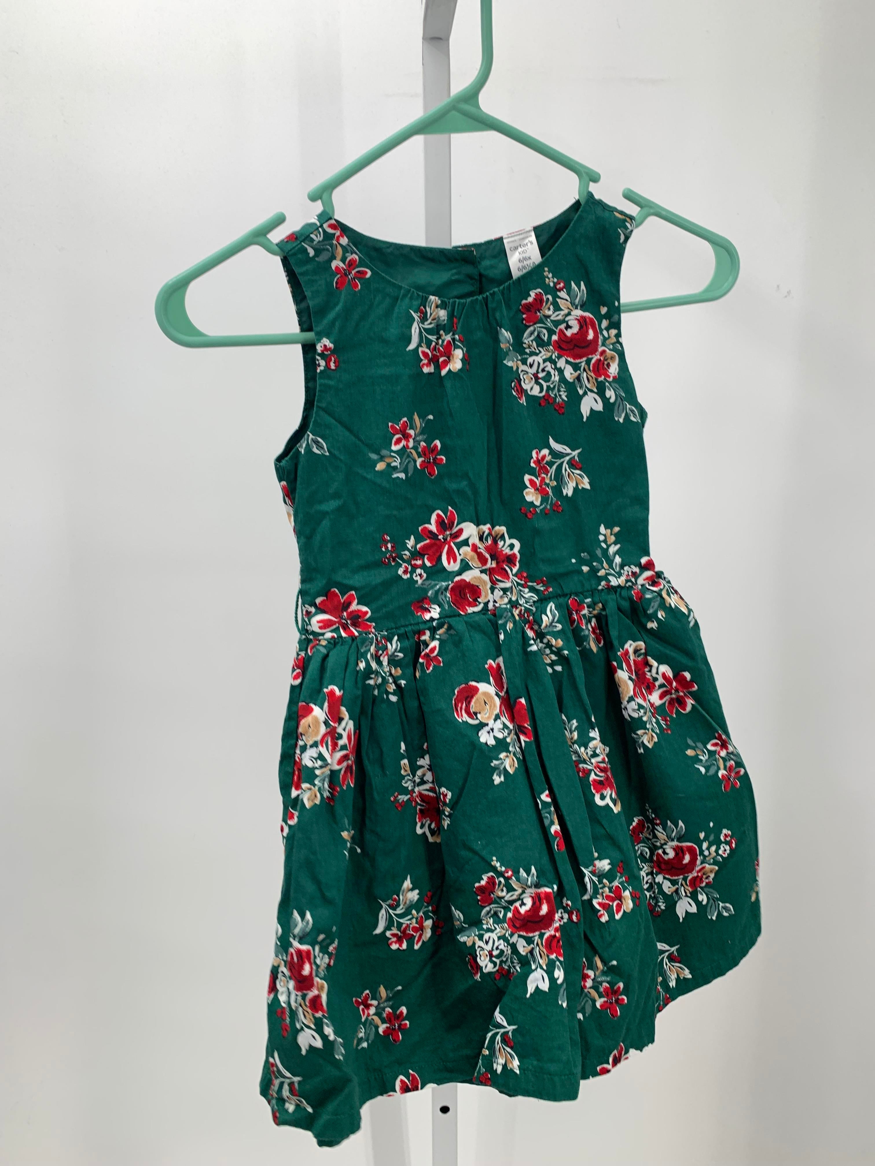 Carters Size 6/6X Girls Sleeveless Dress