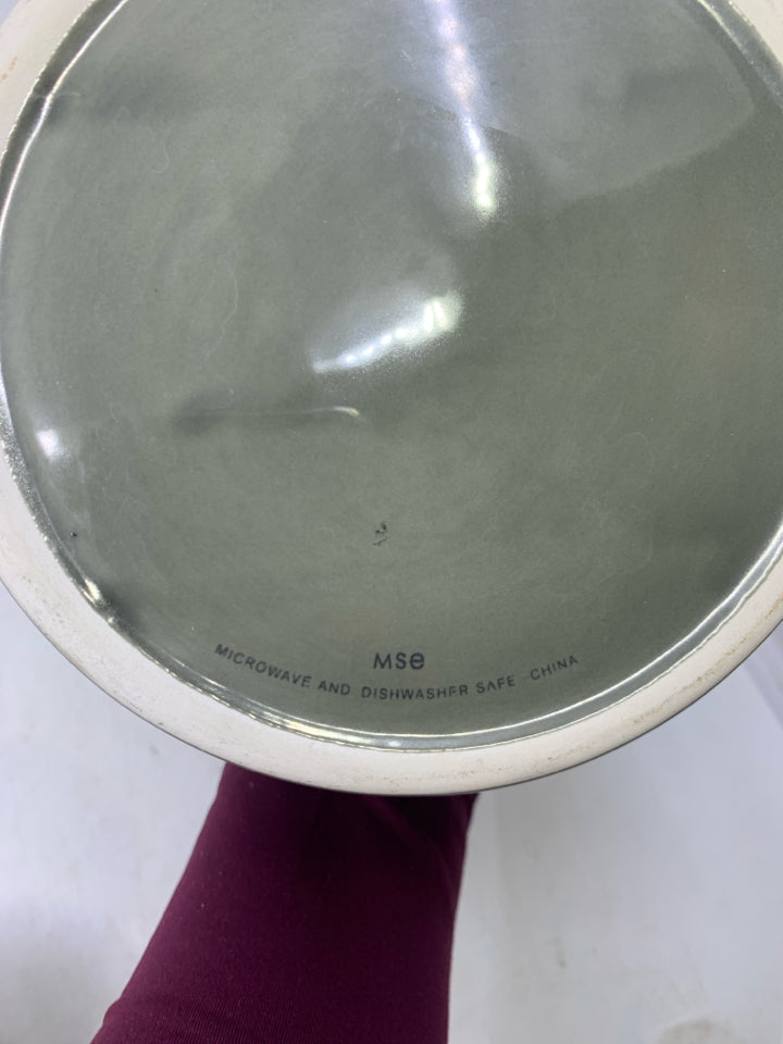 DARK GREY CERAMIC PITCHER.