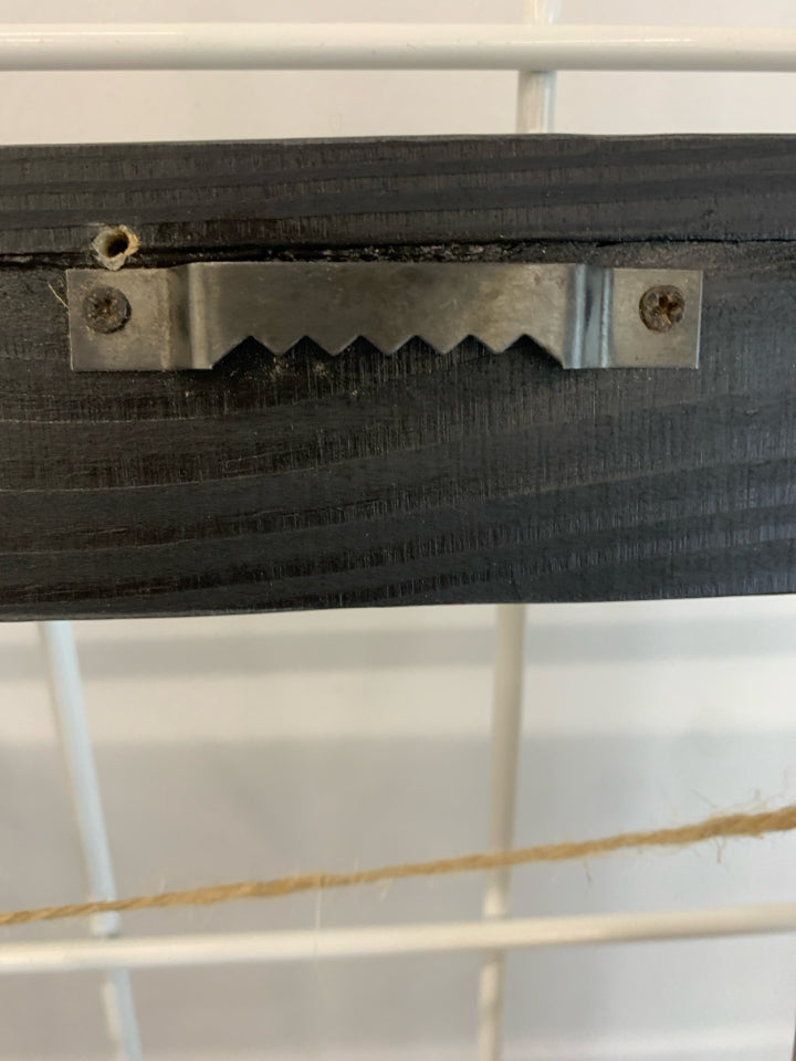 FRAMED CLOTHES PIN PHOTO-HOLDER.