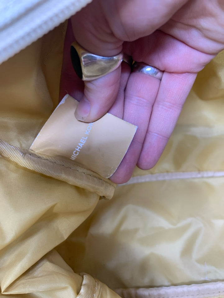 Michael Kors Gold Shimmer Weekender Bag *Minor Marks/Wear