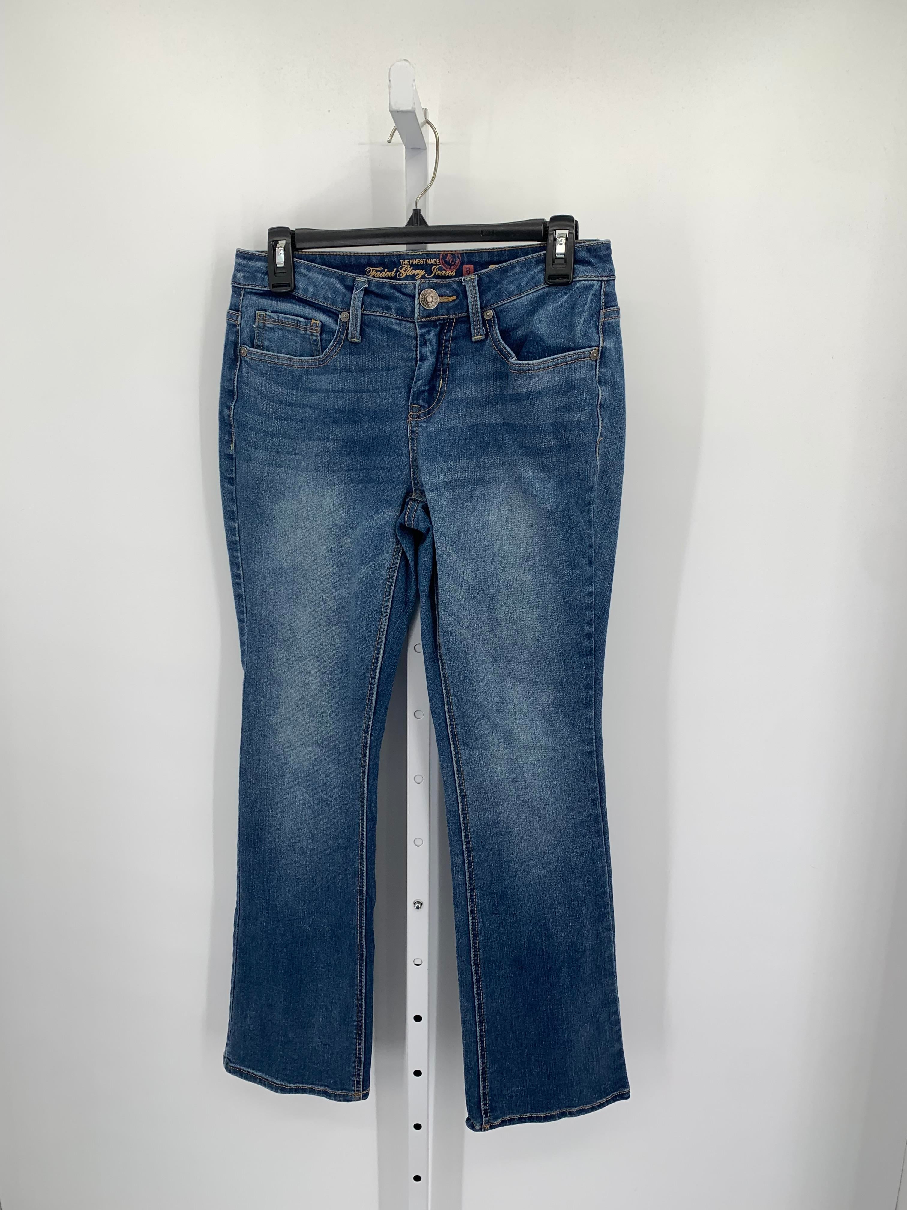 Faded Glory Size 8 Misses Jeans