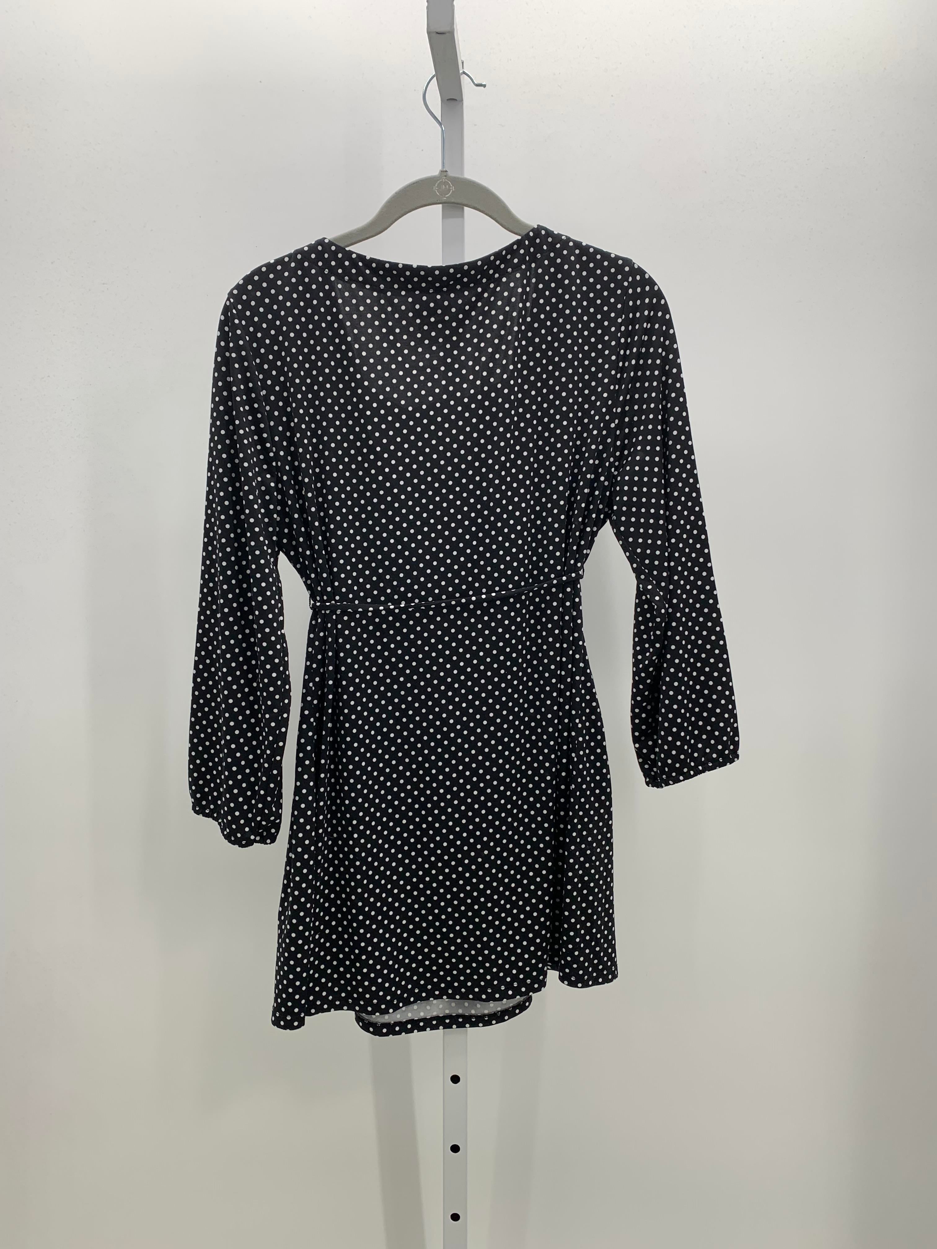 Oh Baby Black Size Medium Maternity 3/4 Sleeve Shirt
