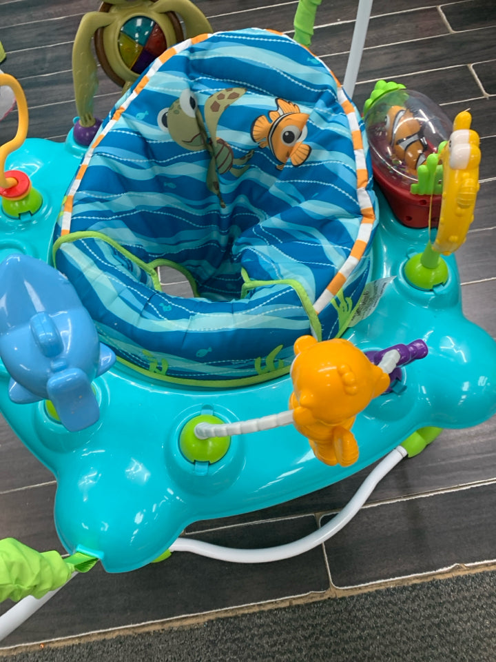Disney Baby Finding Nemo Sea of Activities Jumper: Plays Music, Freestanding, Ma