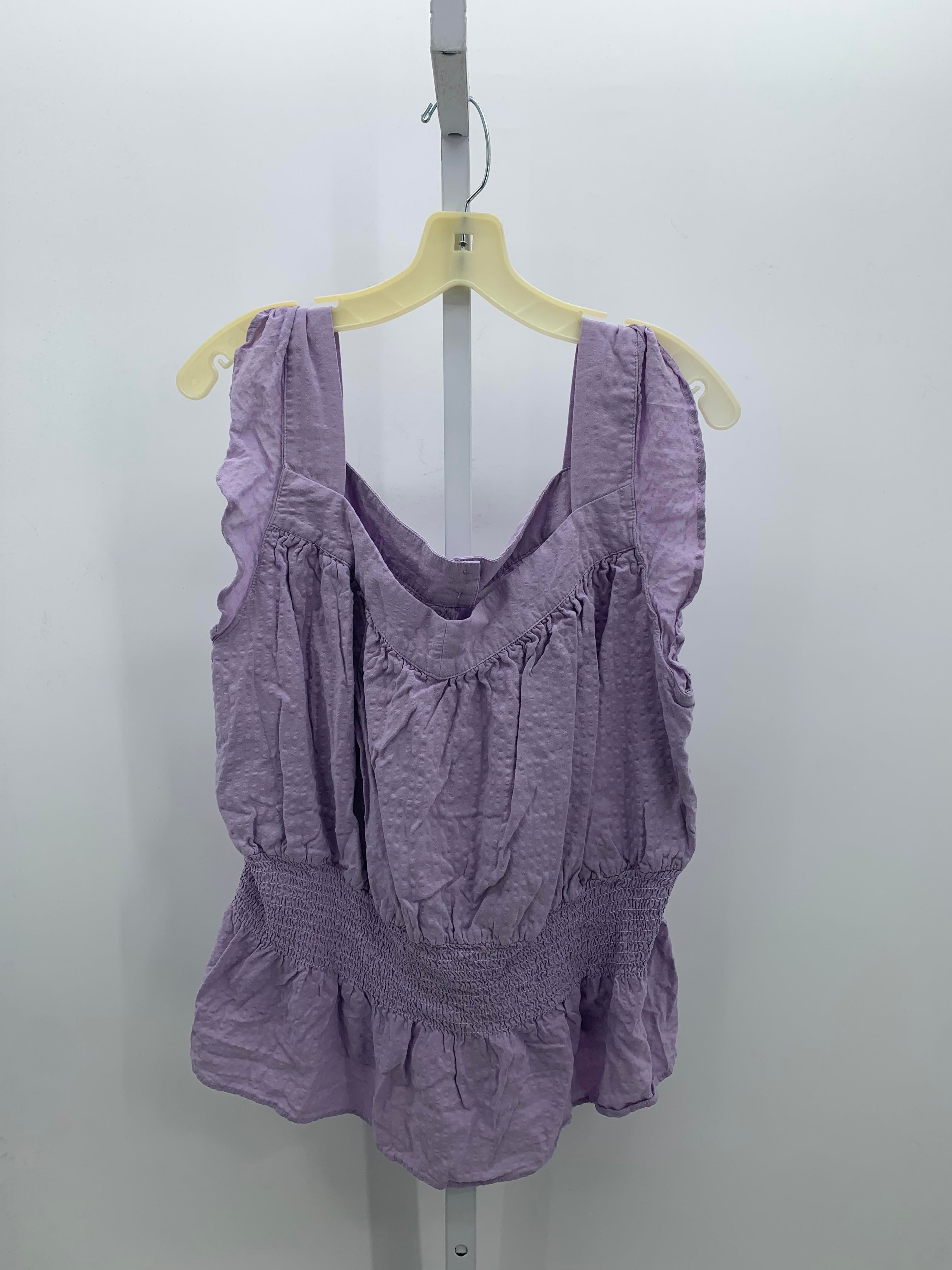 market & spruce Size 2X Womens Sleeveless Shirt