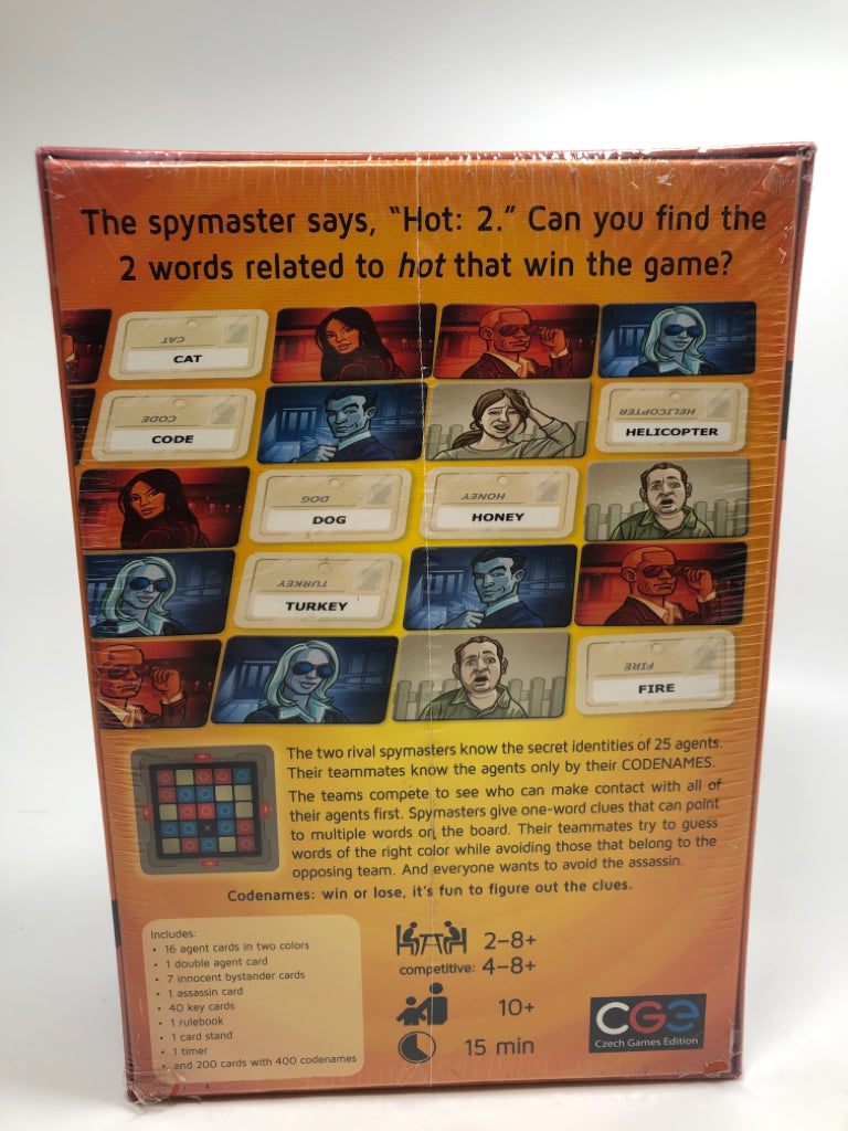 NIP CODE NAMES GAME.
