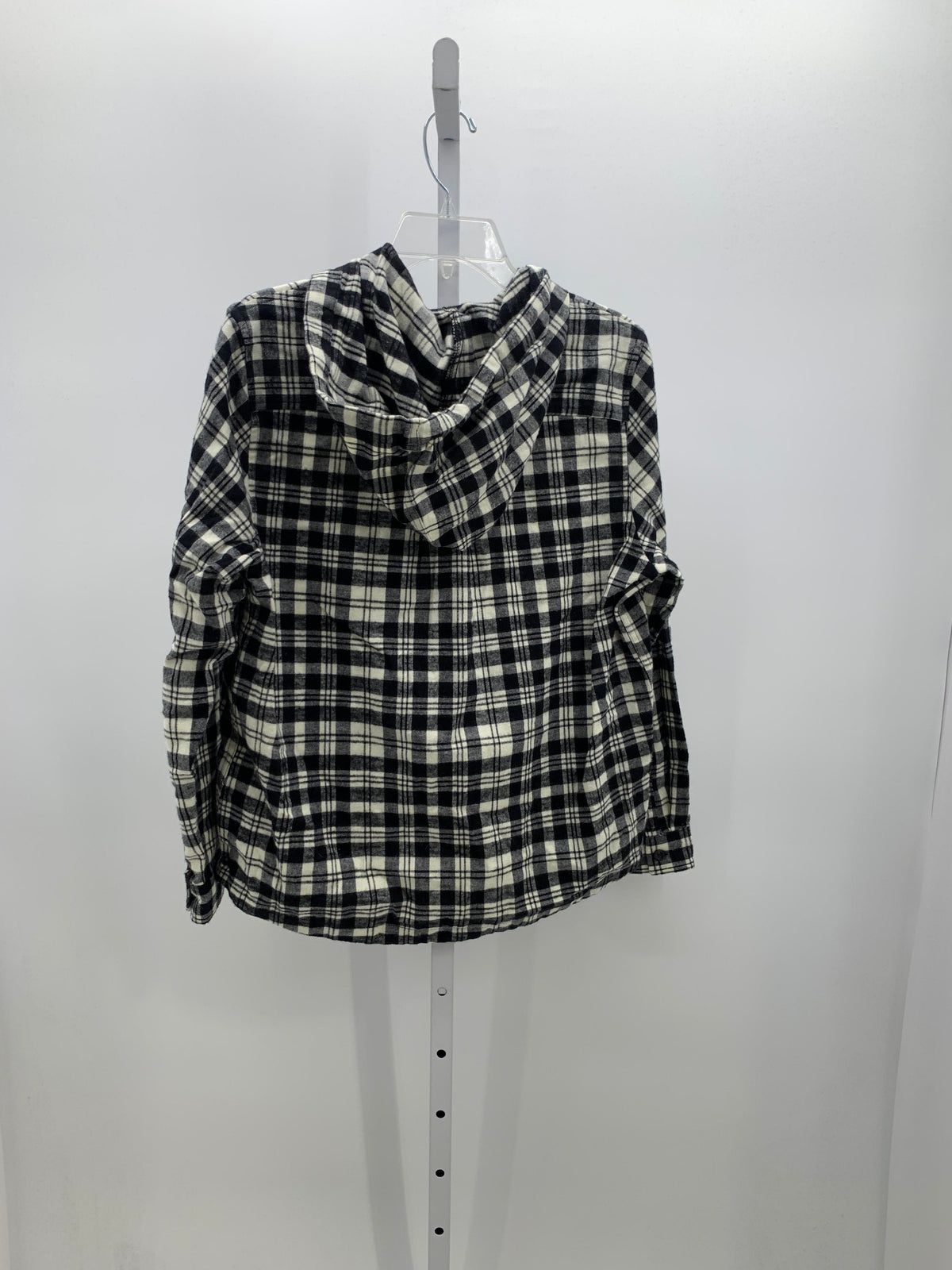 PLAID ZIP UP