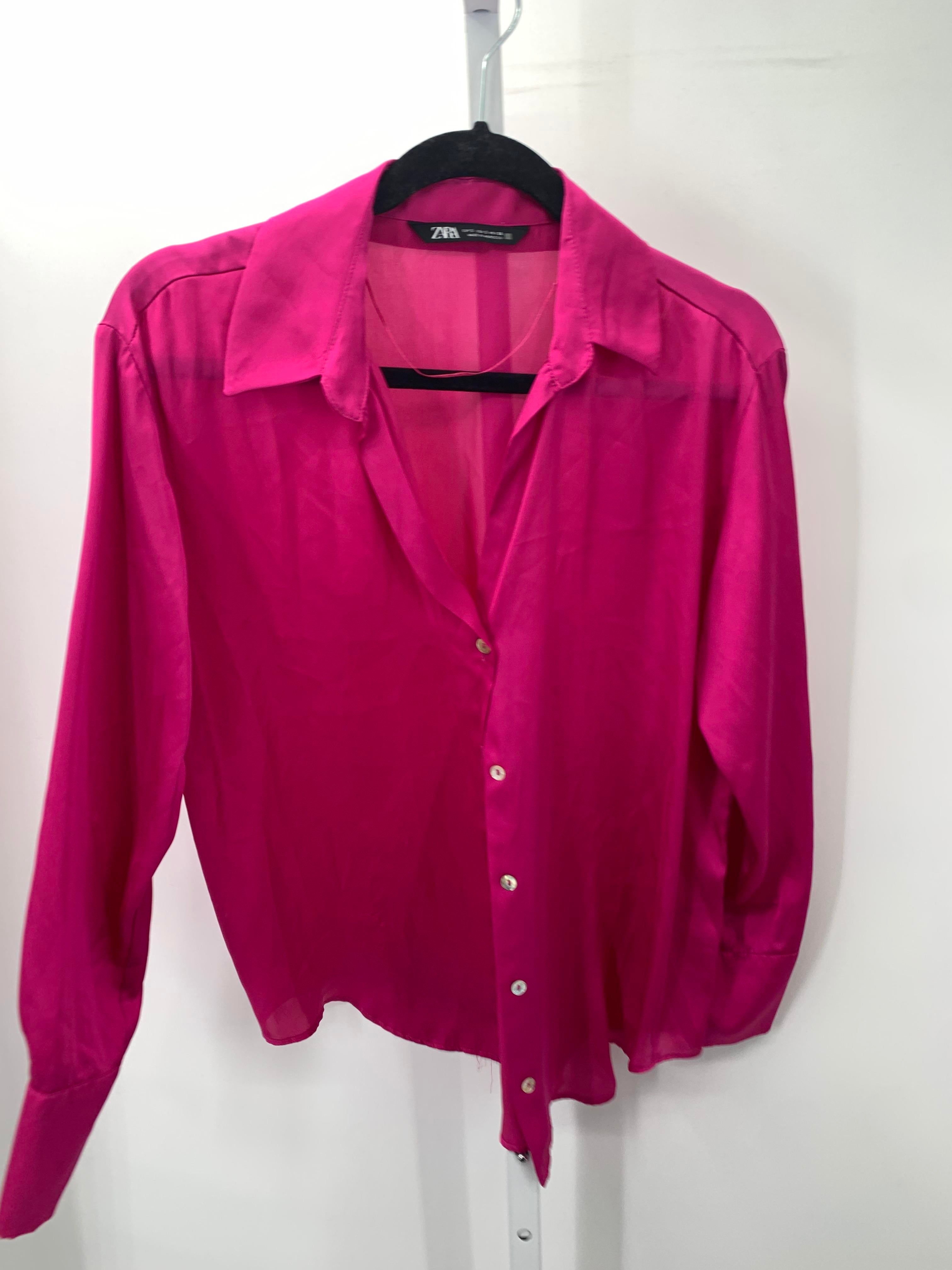 Zara Size Small Misses Long Sleeve Shirt