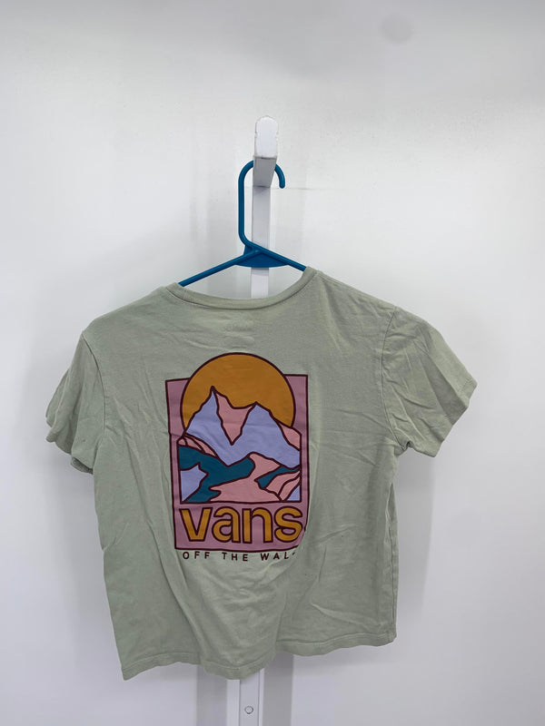 Van Eli Size 10-12 Girls Short Sleeve Shirt