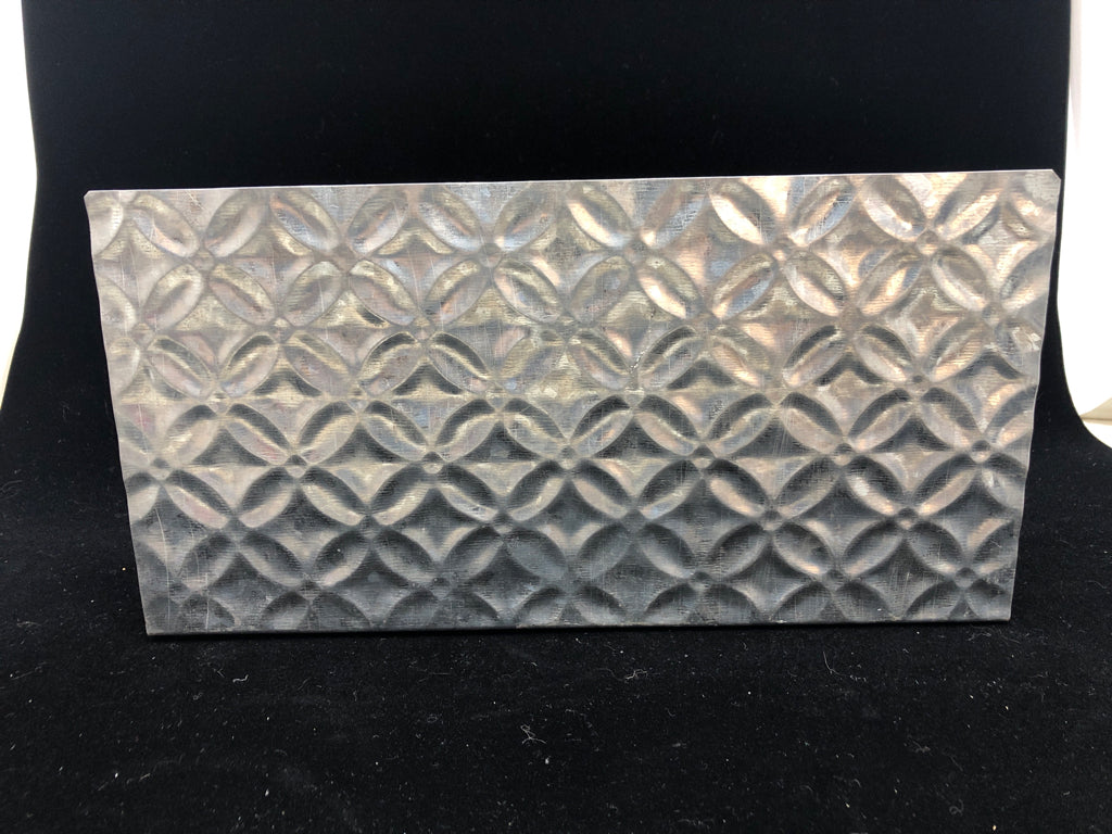 WHITE WASH METAL LETTER ORGANIZER.