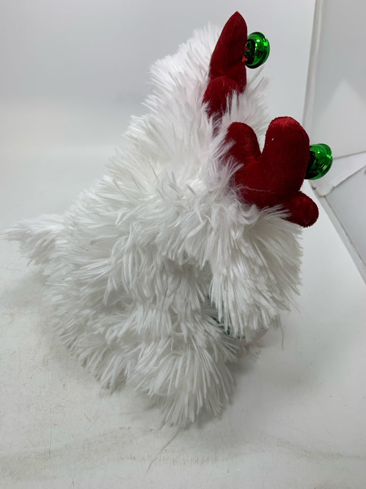 NWT DAN DEE WHITE DANCING CHRISTMAS DOG.