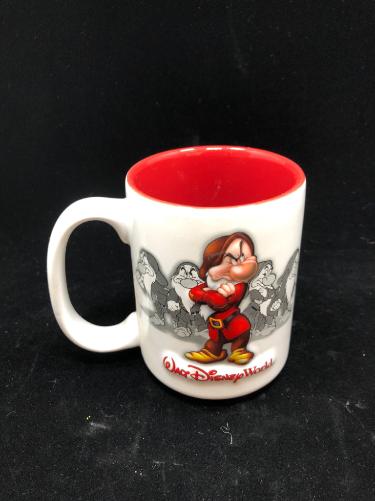 GRUMPY DISNEY COFFEE MUG.