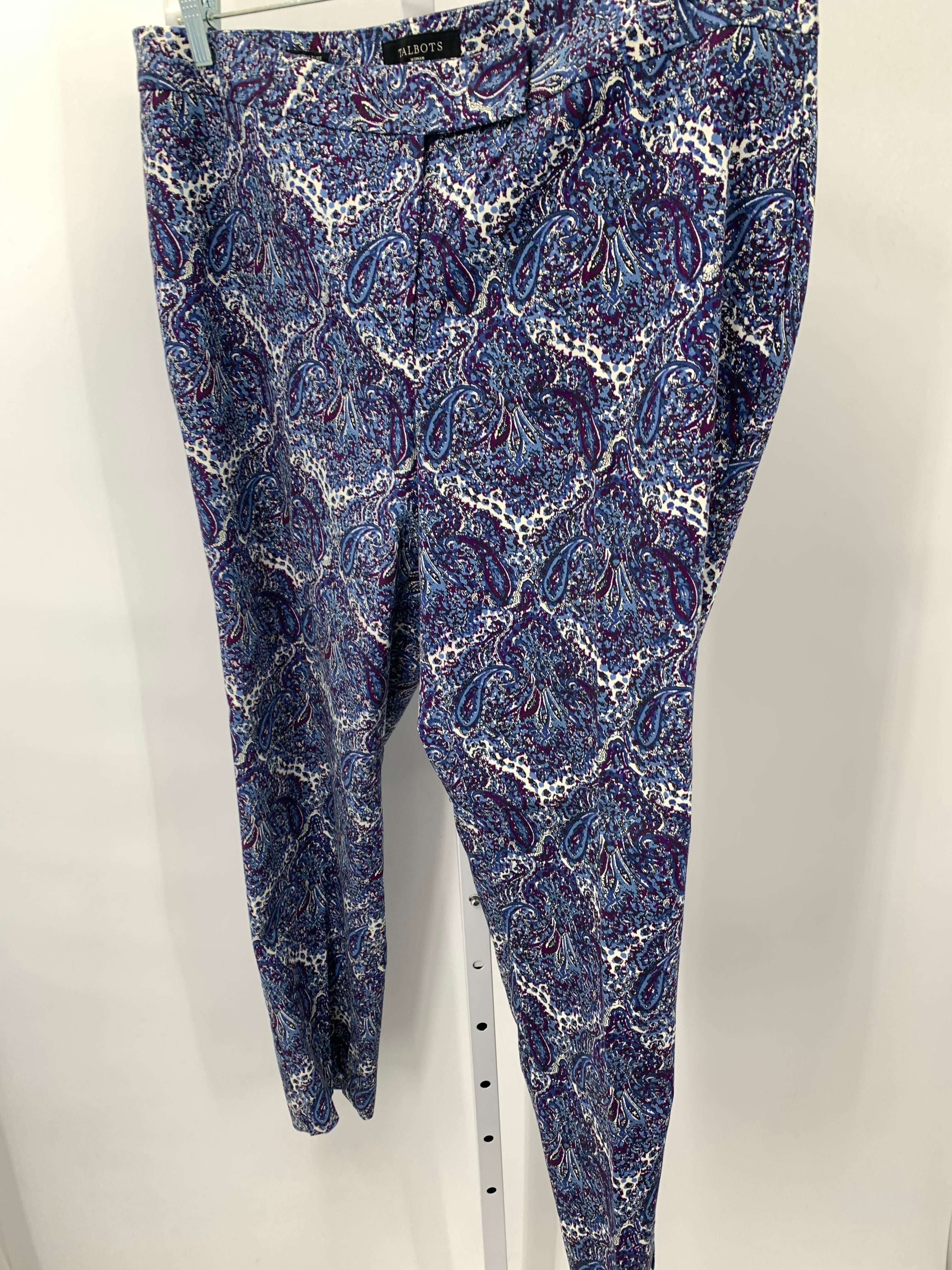 Talbots Size 16 W Womens Cropped Pants