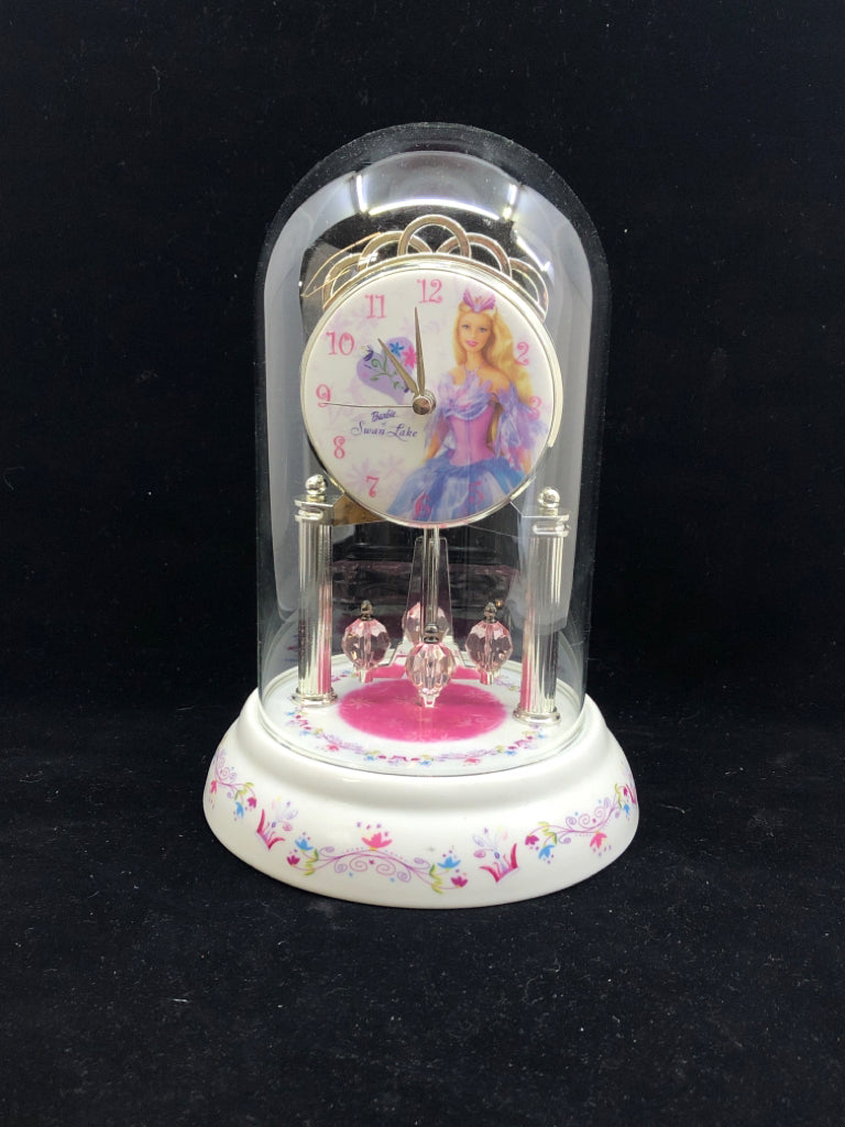 BARBIE SPINNING ANNIVERSARY CLOCK.
