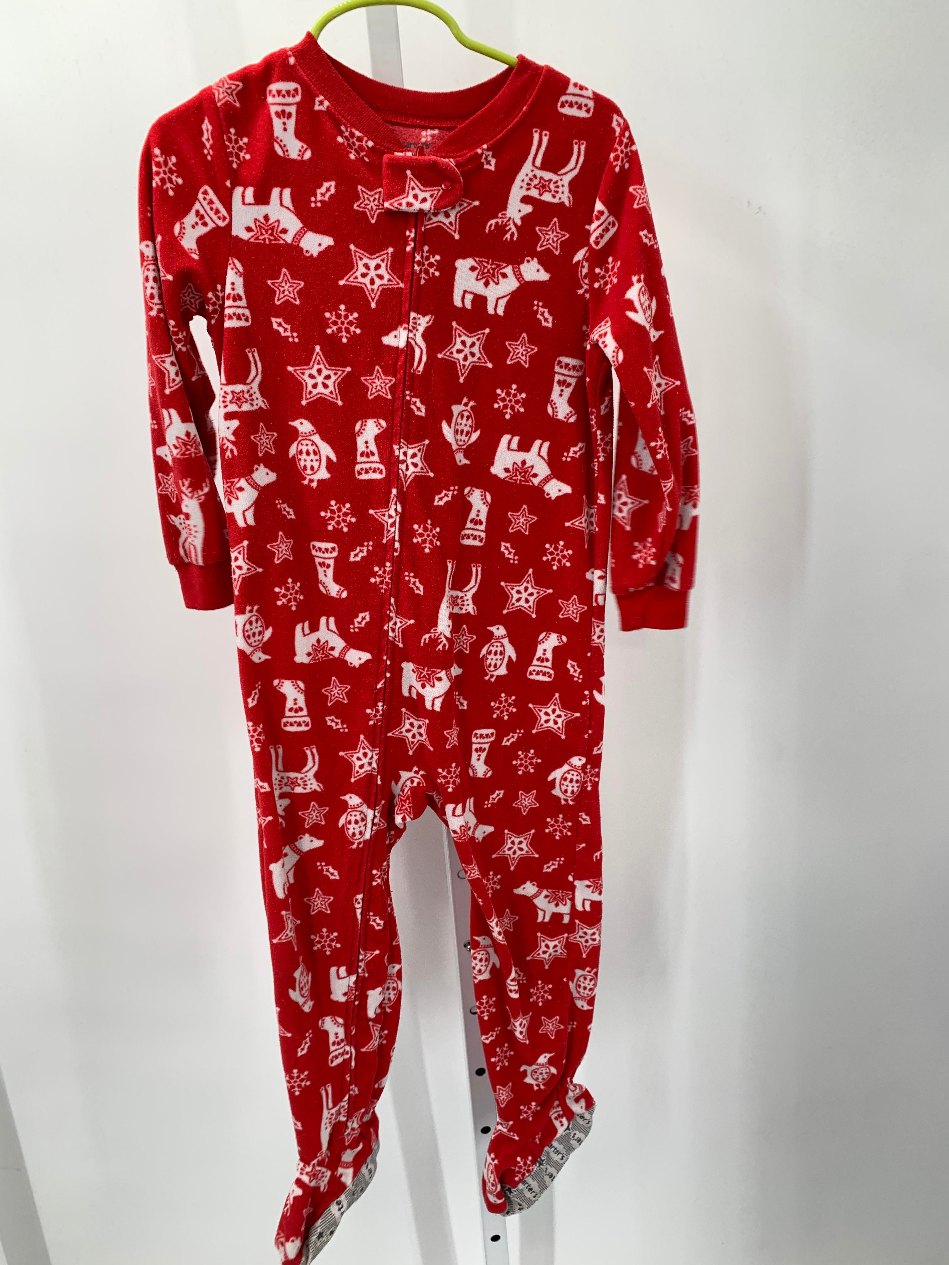 FLEECE SLEEPER WHITE STOCKINGS AND ANIMALS