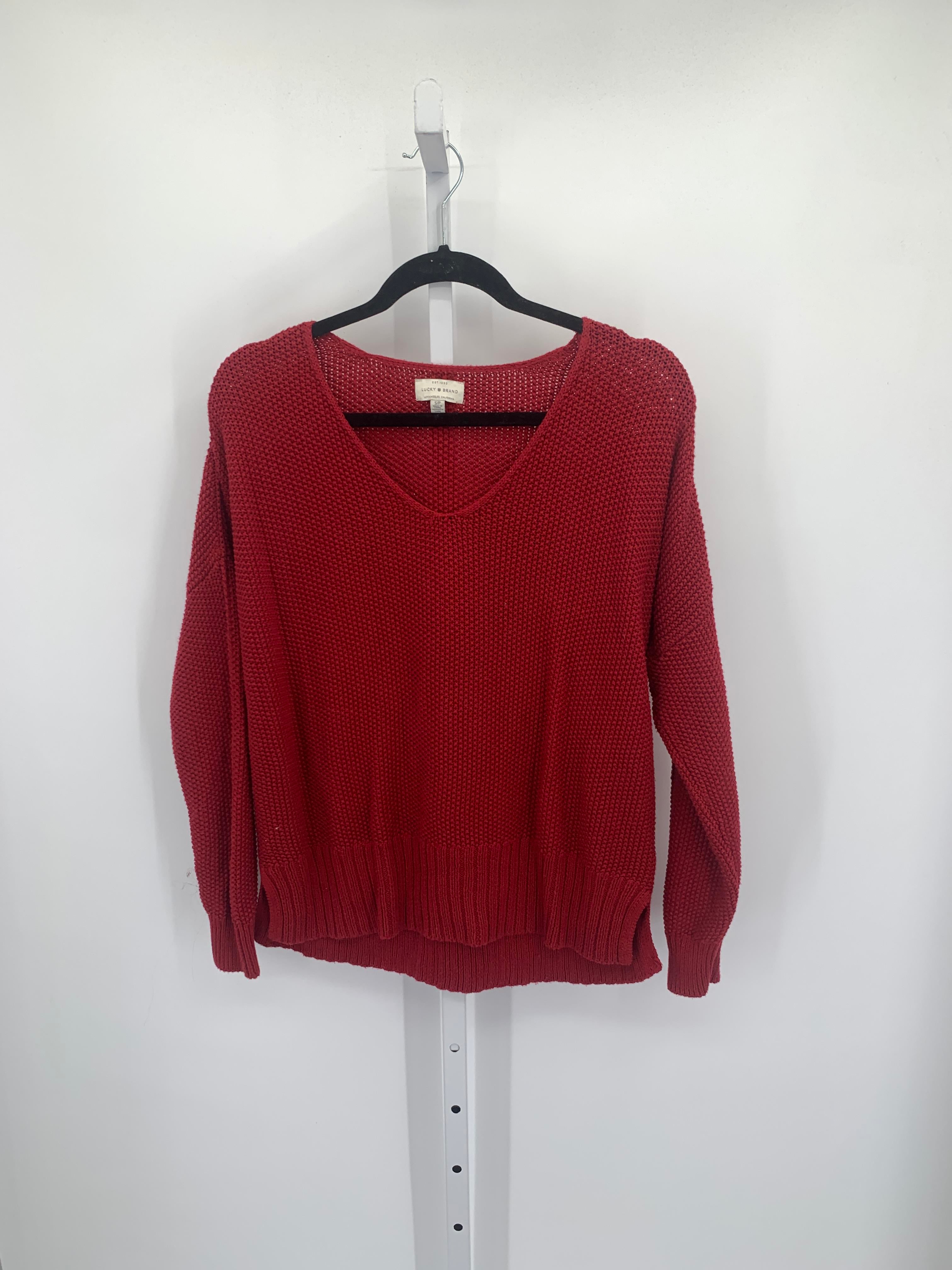 Lucky Brand Size Small Misses Long Slv Sweater