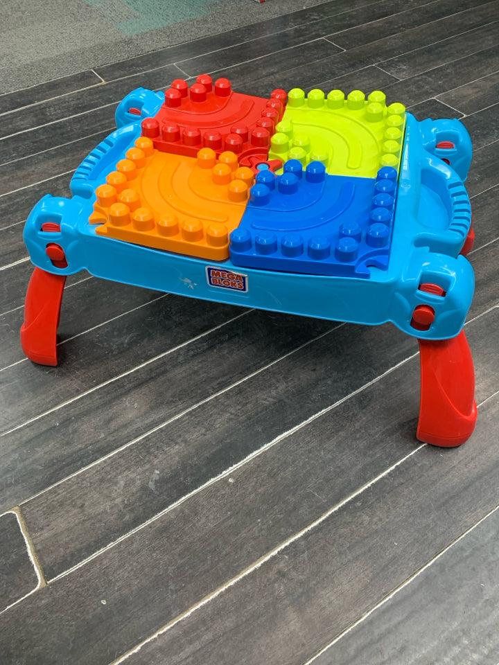 Mega Bloks First Builders Build 'n Learn Table with Big Building Blocks