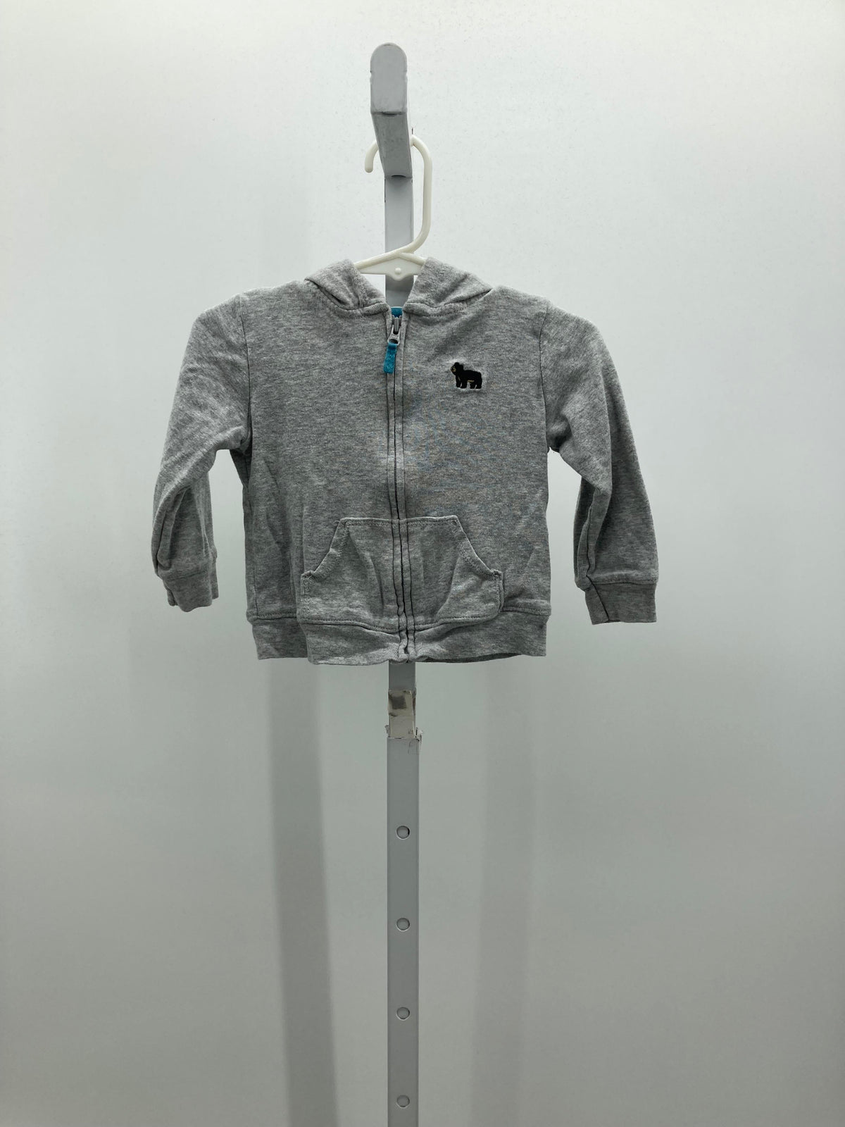 HOODED ZIP KNIT