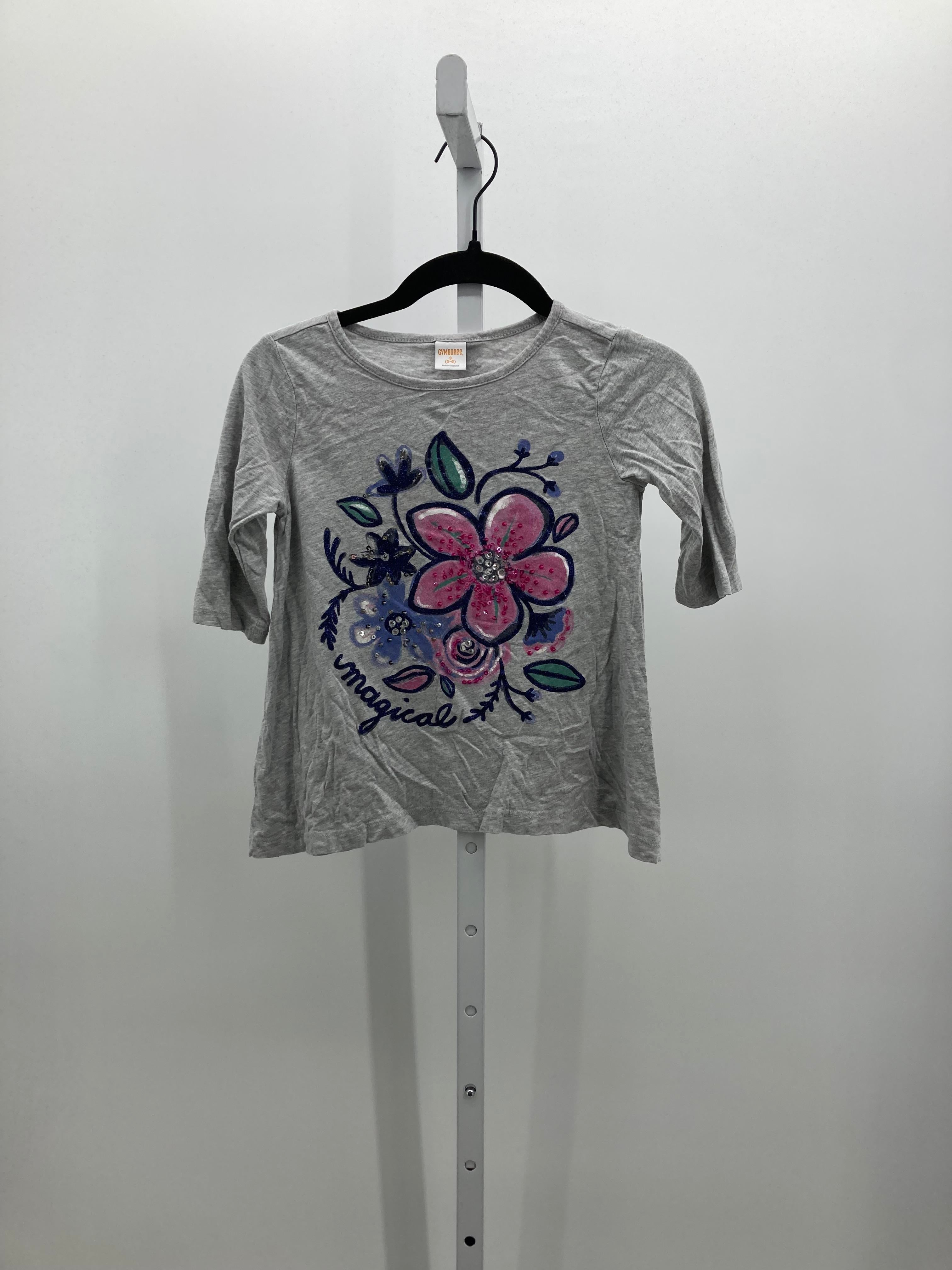Gymboree Size 5/6 Girls 3/4 Sleeve Shirt