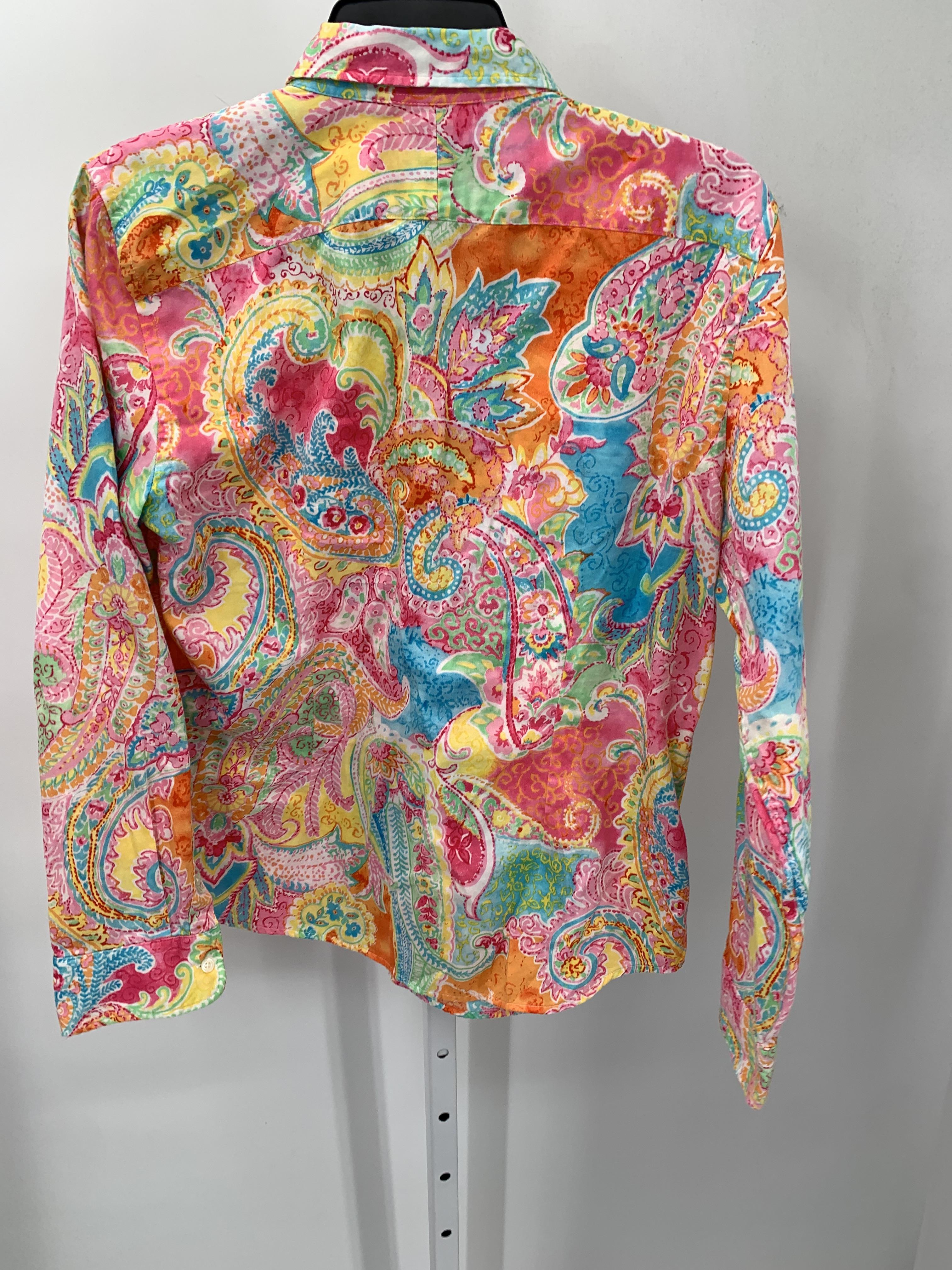 Chaps Size Large Misses Long Sleeve Shirt