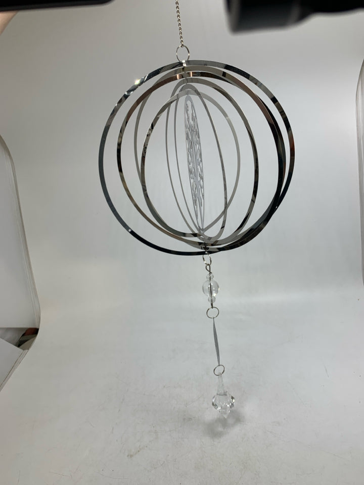 LIGHT WEIGHT SPINNING TREE OF LIFE PORCH HANGING MOBILE.