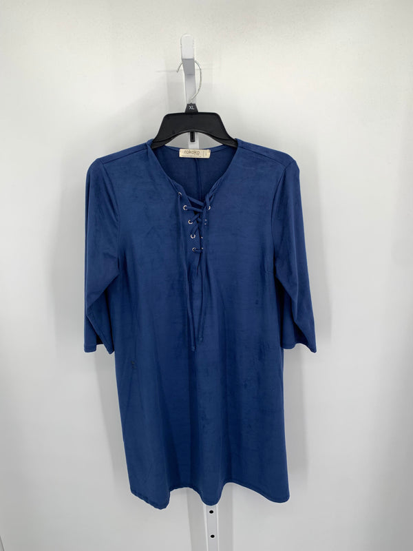 Size Large Misses 3/4 Sleeve Dress