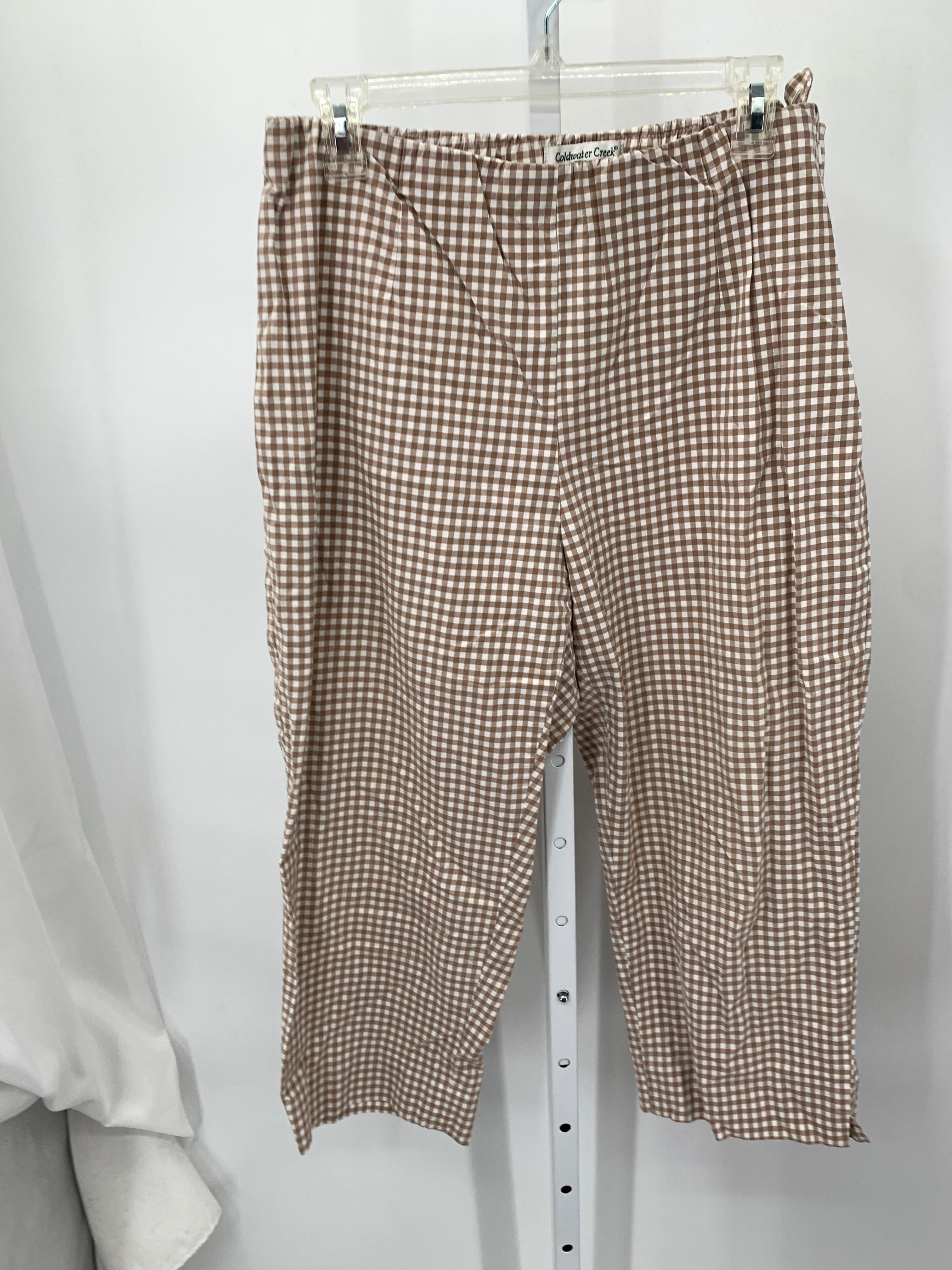 Coldwater Creek Size 14 Misses Capri Pants