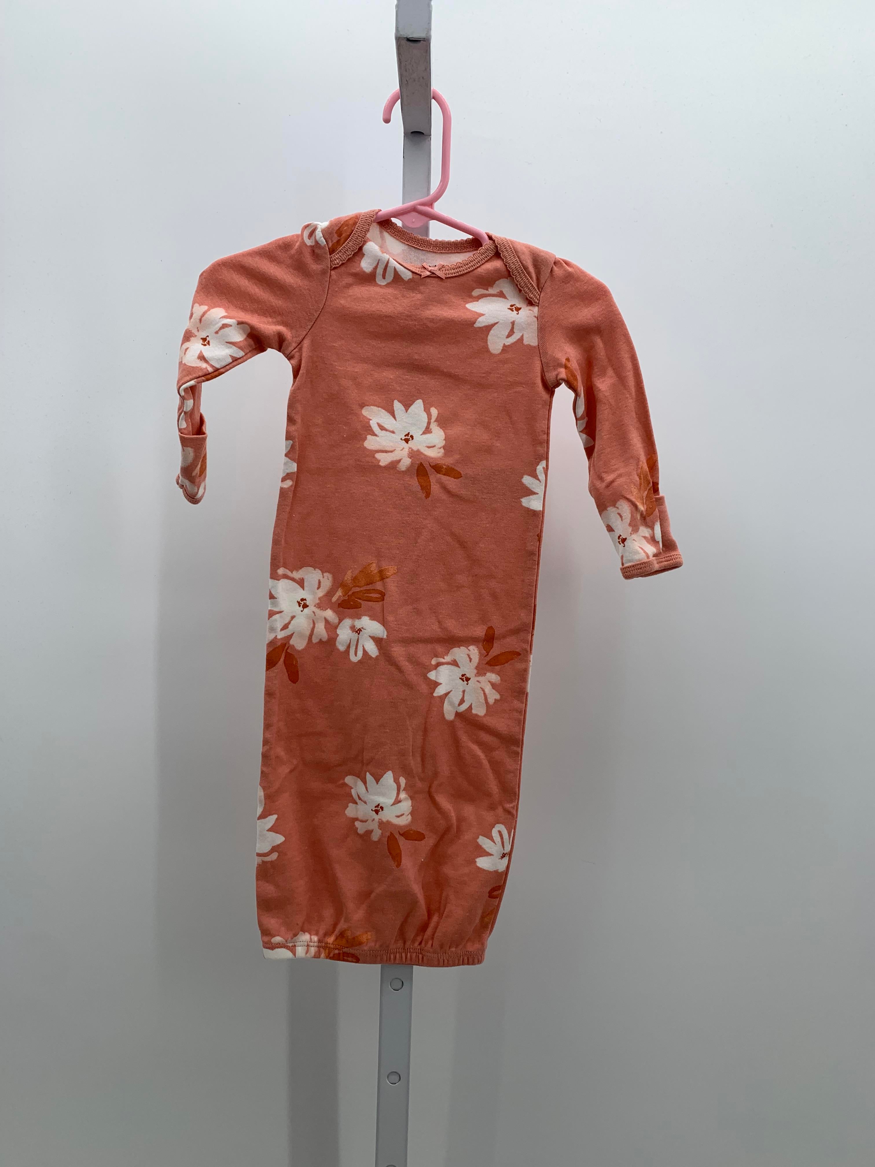 Carters Size 3 Months Girls Gown Sleeper