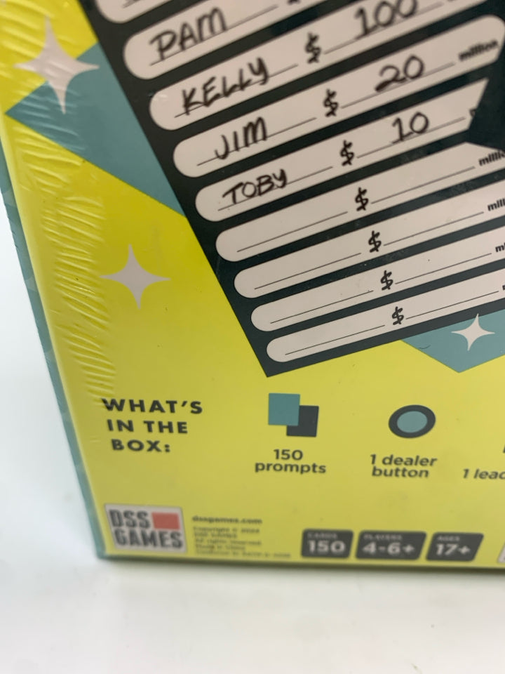 NIB BET ON YOUR FRIENDS GAME.
