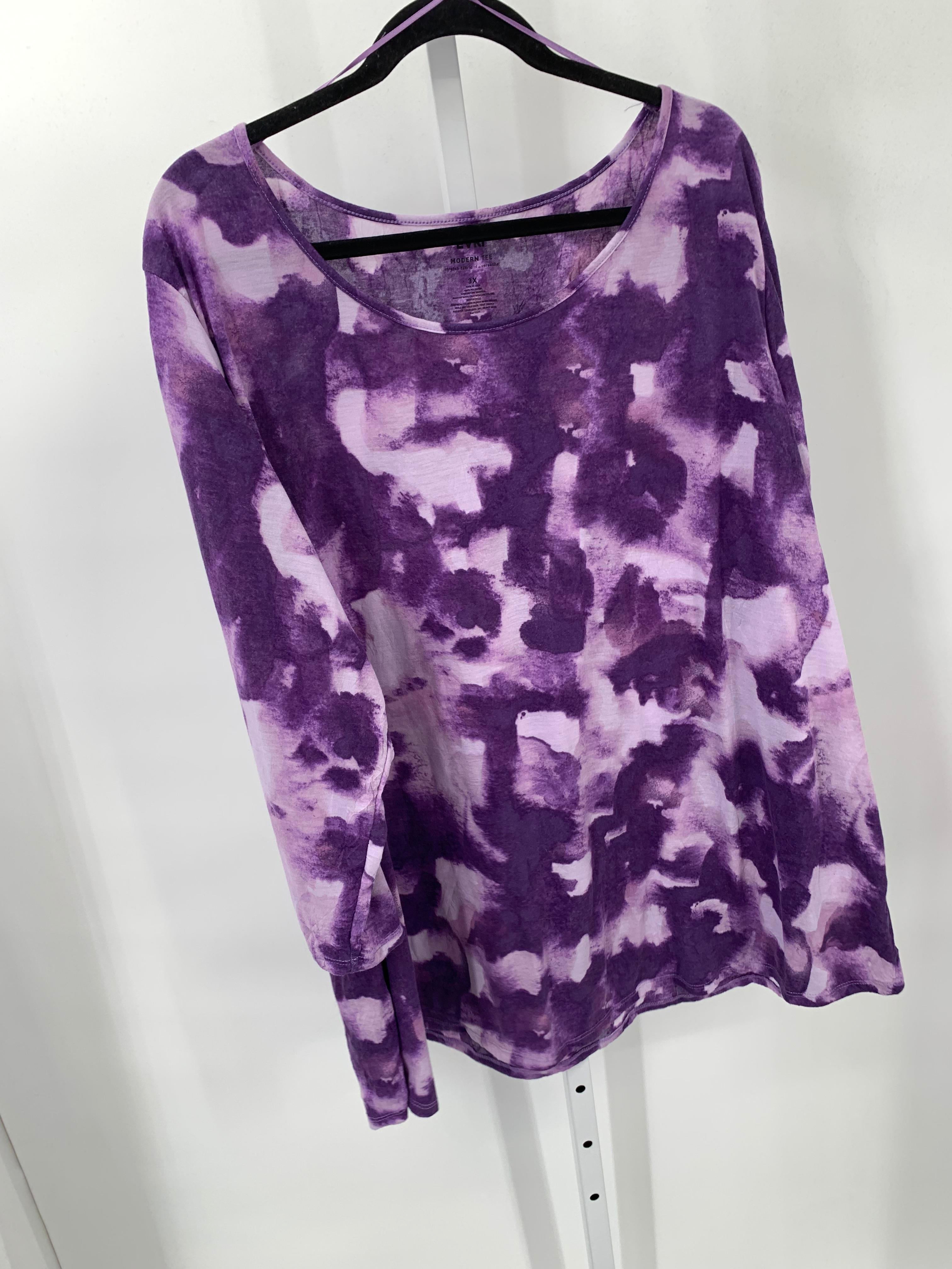 Size 3X Womens 3/4 Sleeve Shirt