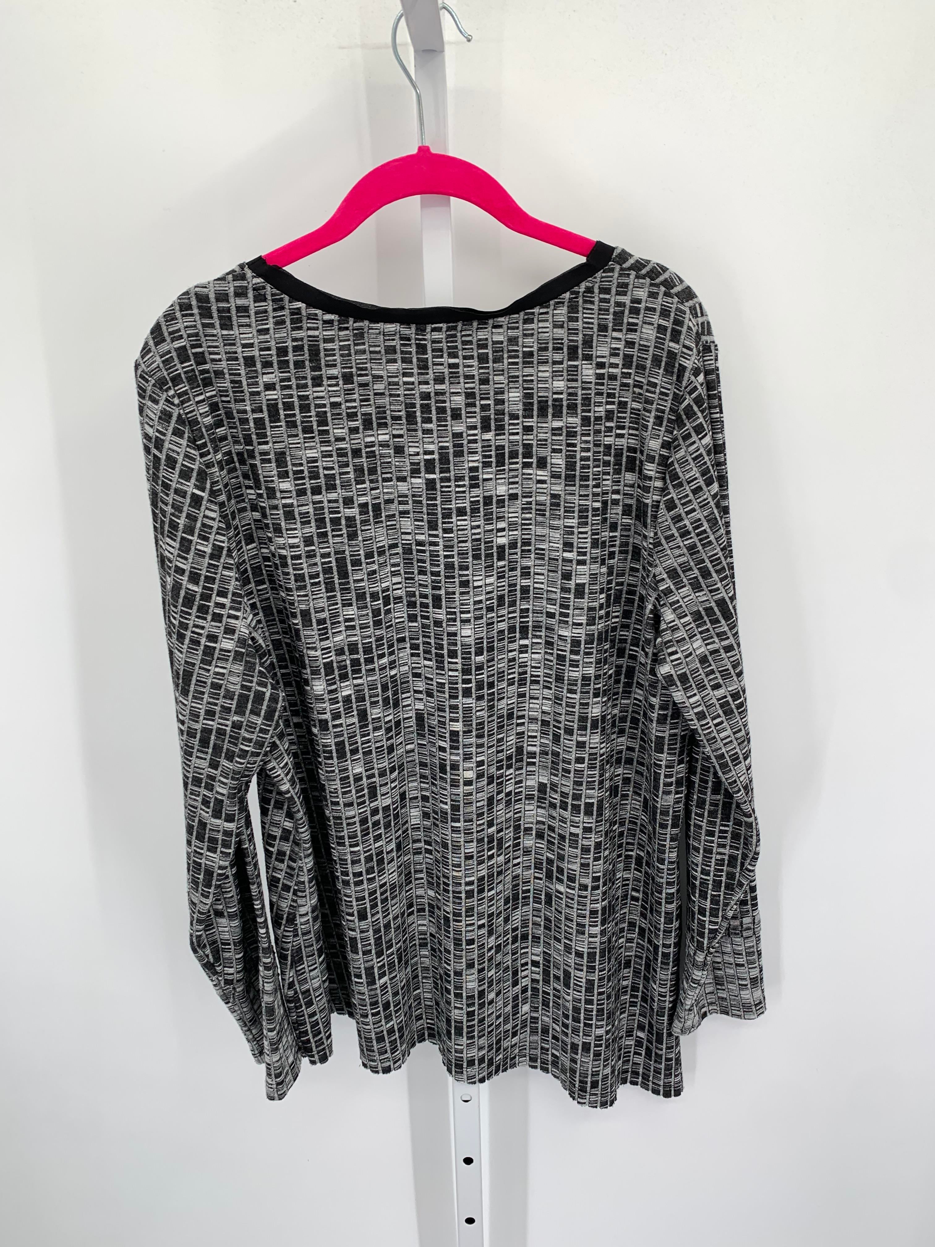 Vera Wang Size Extra Large Misses Long Sleeve Shirt