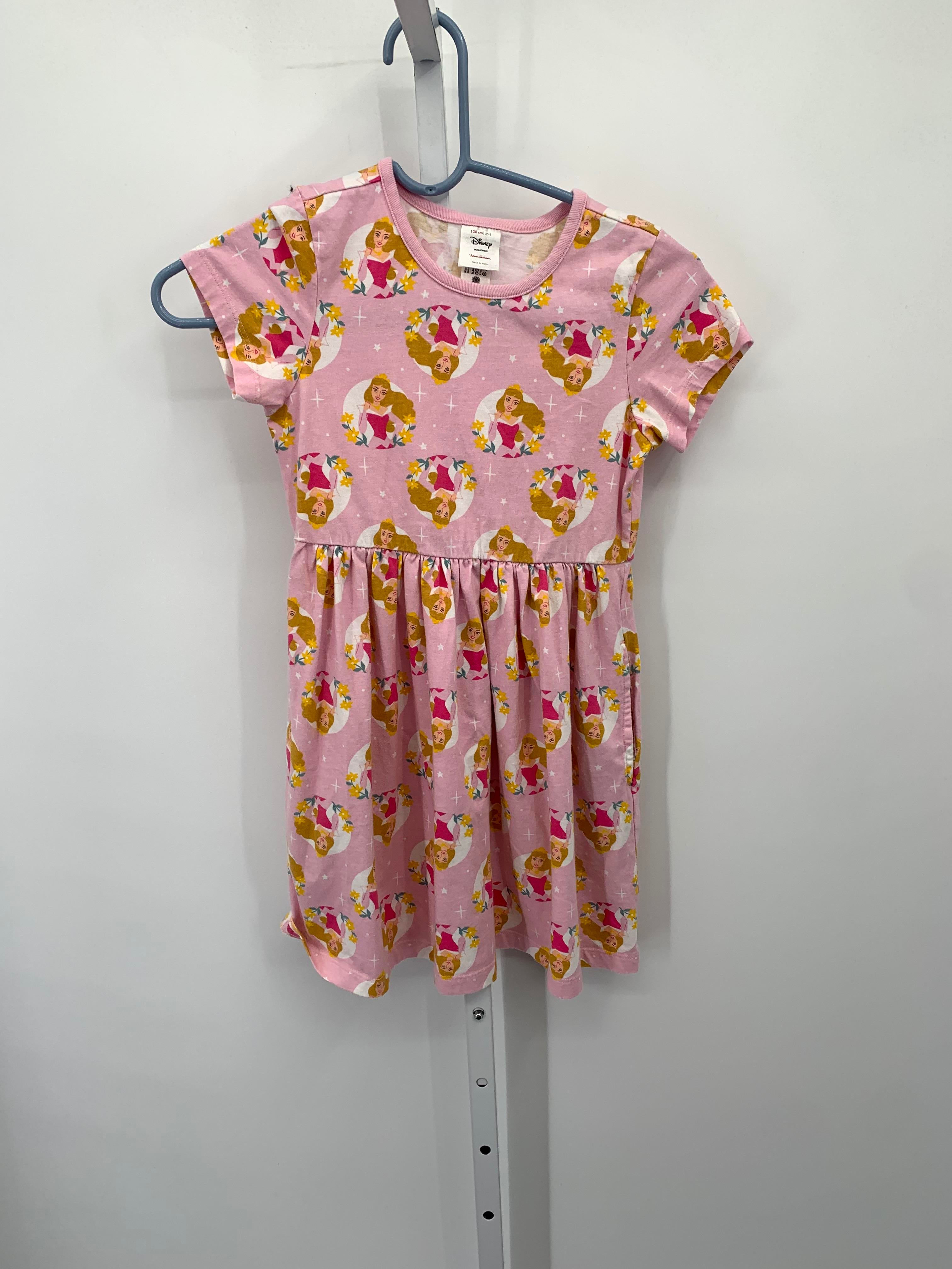 Hanna Anderson Size 8 Girls Short Sleeve Dress